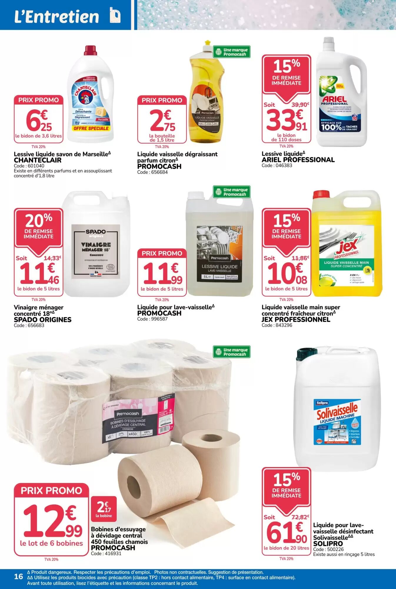 Prospectus promotionnel Promocash valable à partir du 29/09/2026 - Page 16.