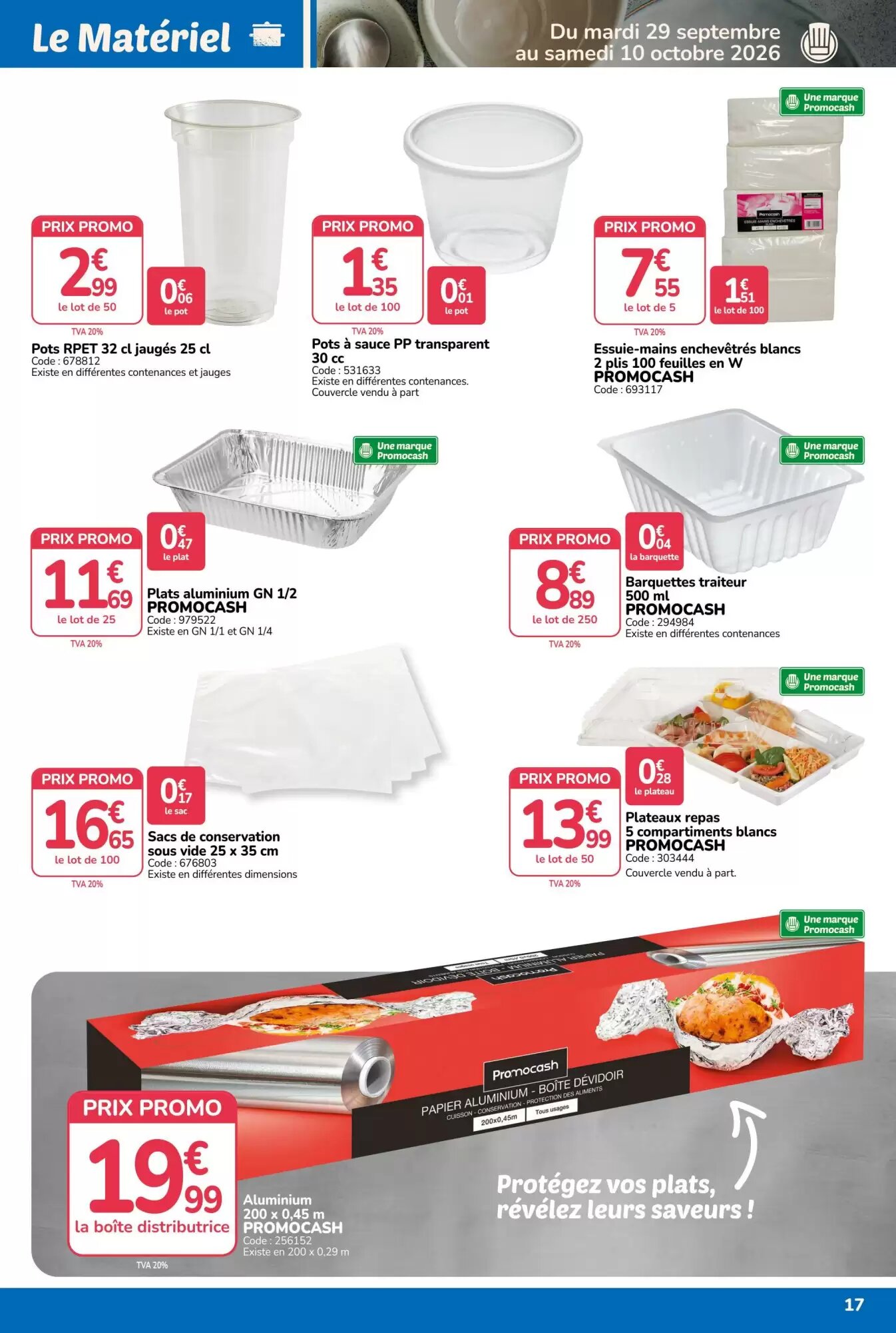 Prospectus promotionnel Promocash valable à partir du 29/09/2026 - Page 17.