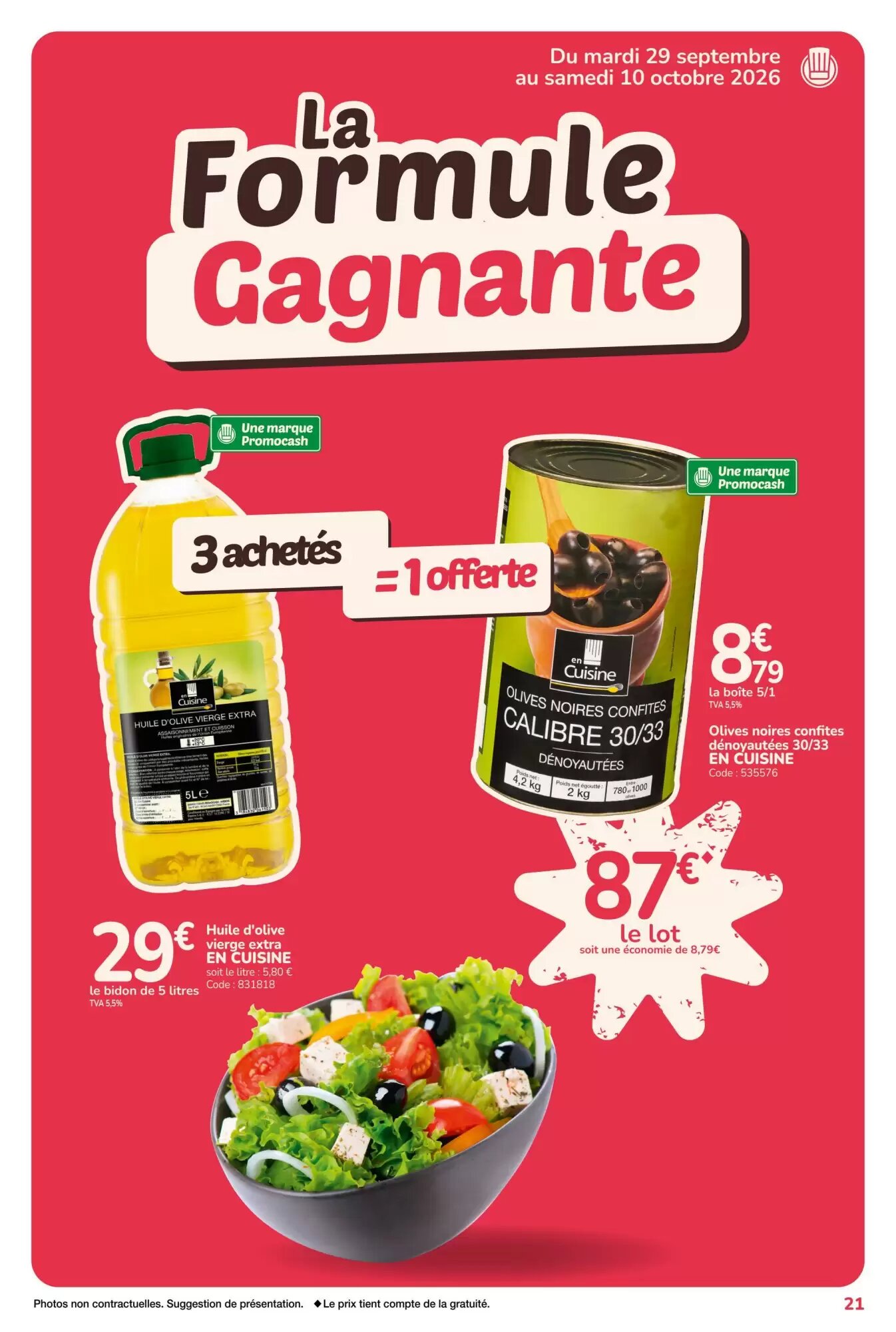 Prospectus promotionnel Promocash valable à partir du 29/09/2026 - Page 21.