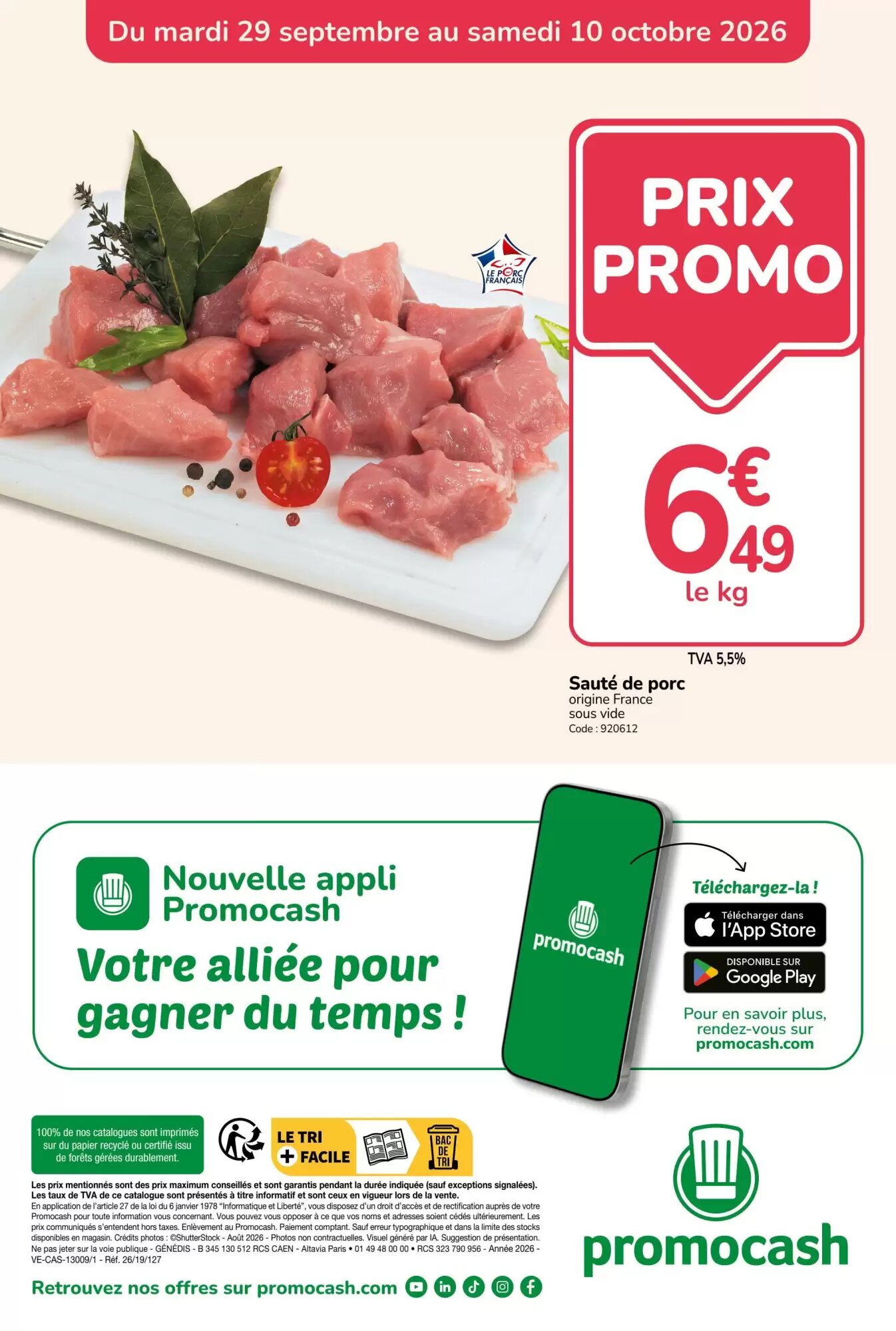Prospectus promotionnel Promocash valable à partir du 29/09/2026 - Page 24.