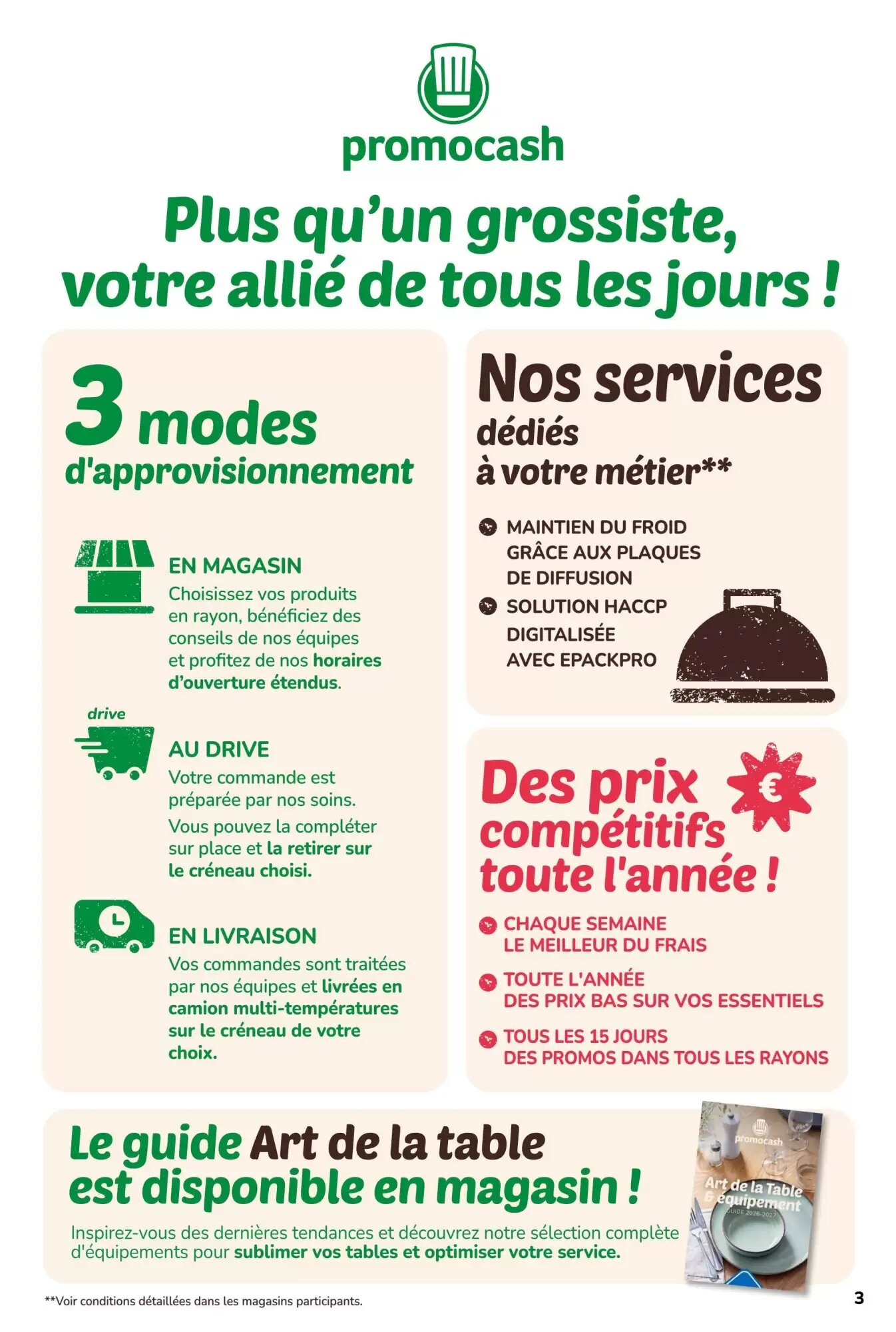 Prospectus promotionnel Promocash valable à partir du 29/09/2026 - Page 3.