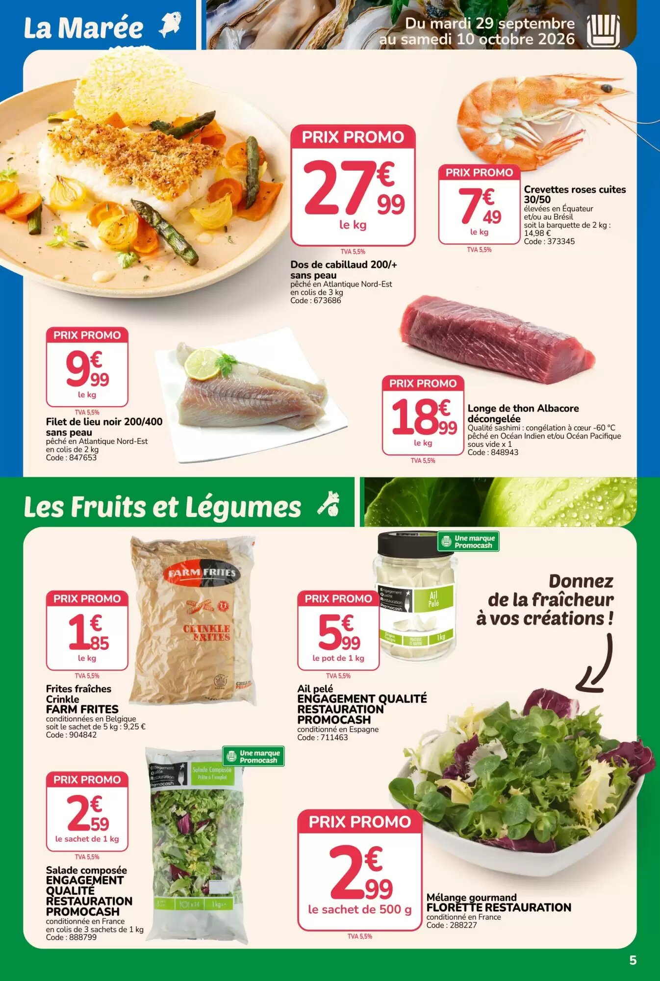 Prospectus promotionnel Promocash valable à partir du 29/09/2026 - Page 5.