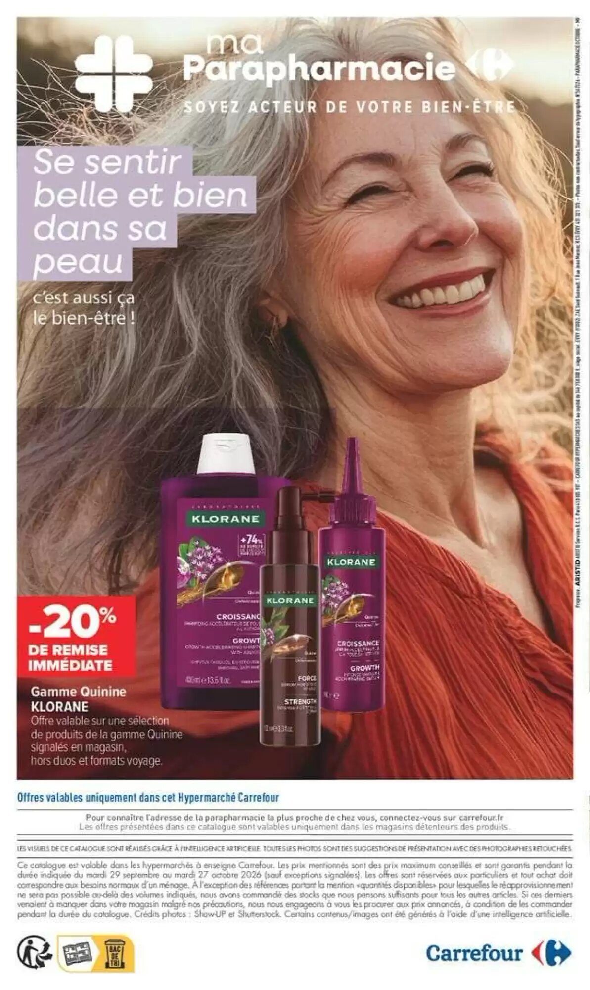 Prospectus promotionnel Carrefour maPara parapharmacie valable à partir du 29/09/2026 - Page 20.