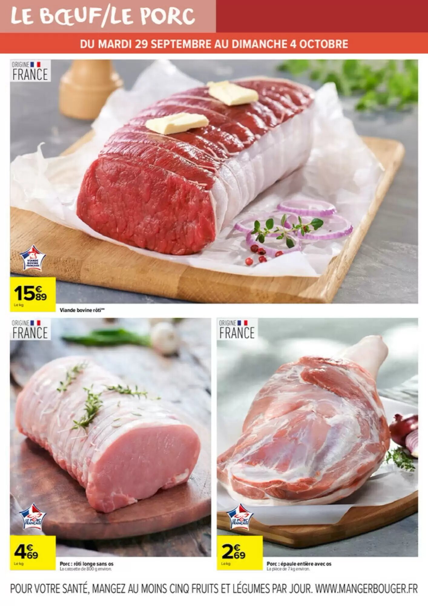 Prospectus promotionnel Carrefour Market valable à partir du 29/09/2026 - Page 3.