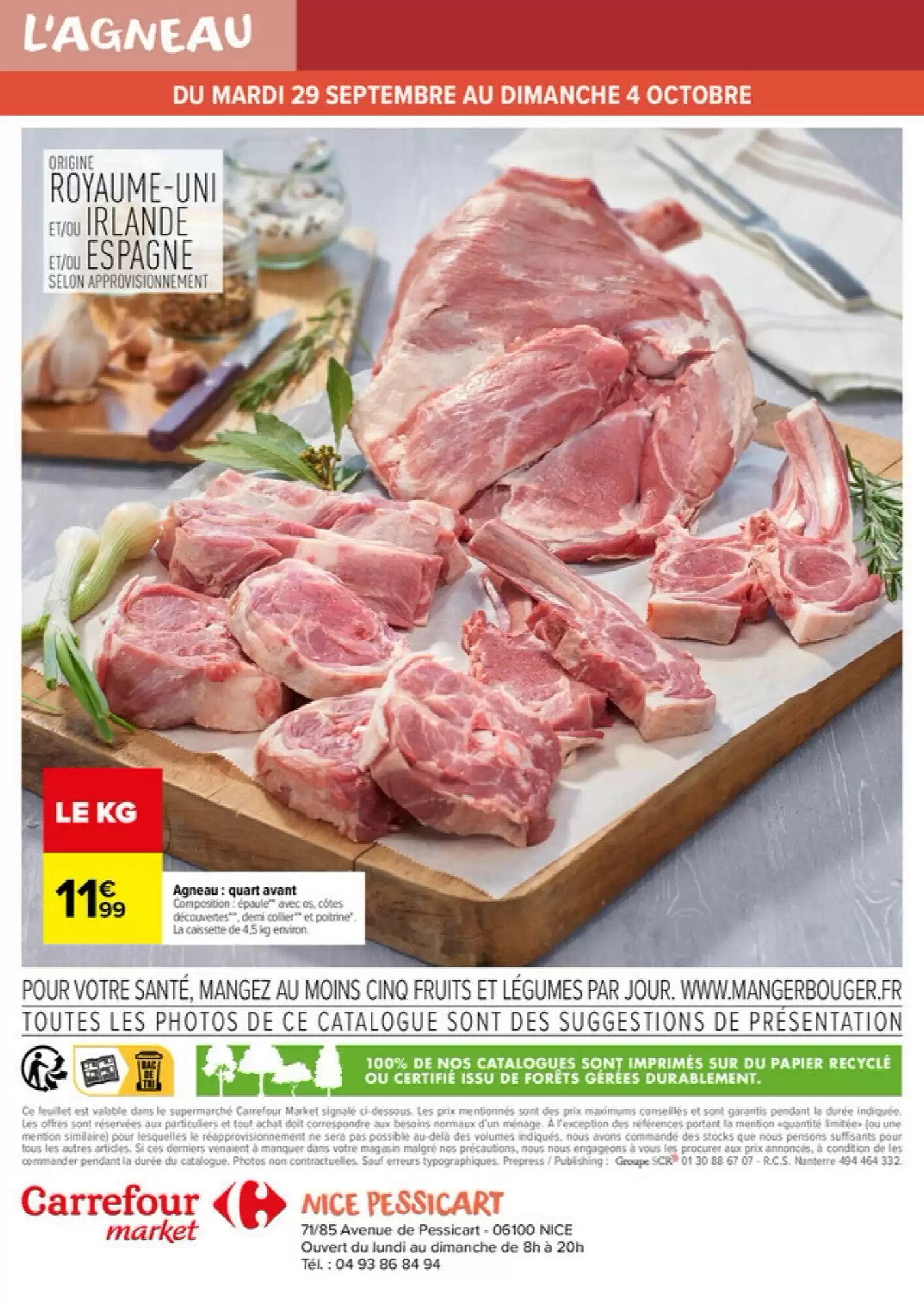 Prospectus promotionnel Carrefour Market valable à partir du 29/09/2026 - Page 4.