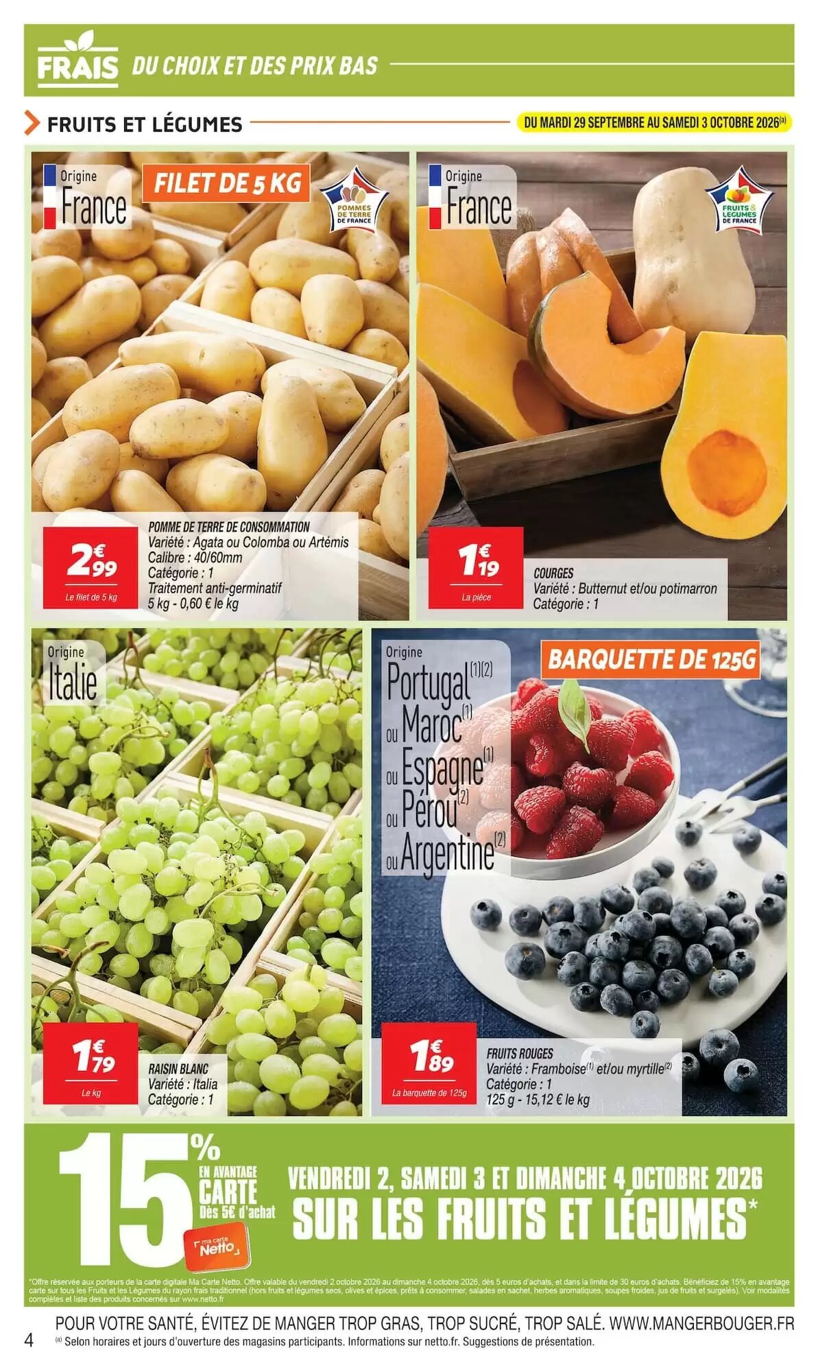 Prospectus promotionnel Netto valable à partir du 29/09/2026 - Page 4.