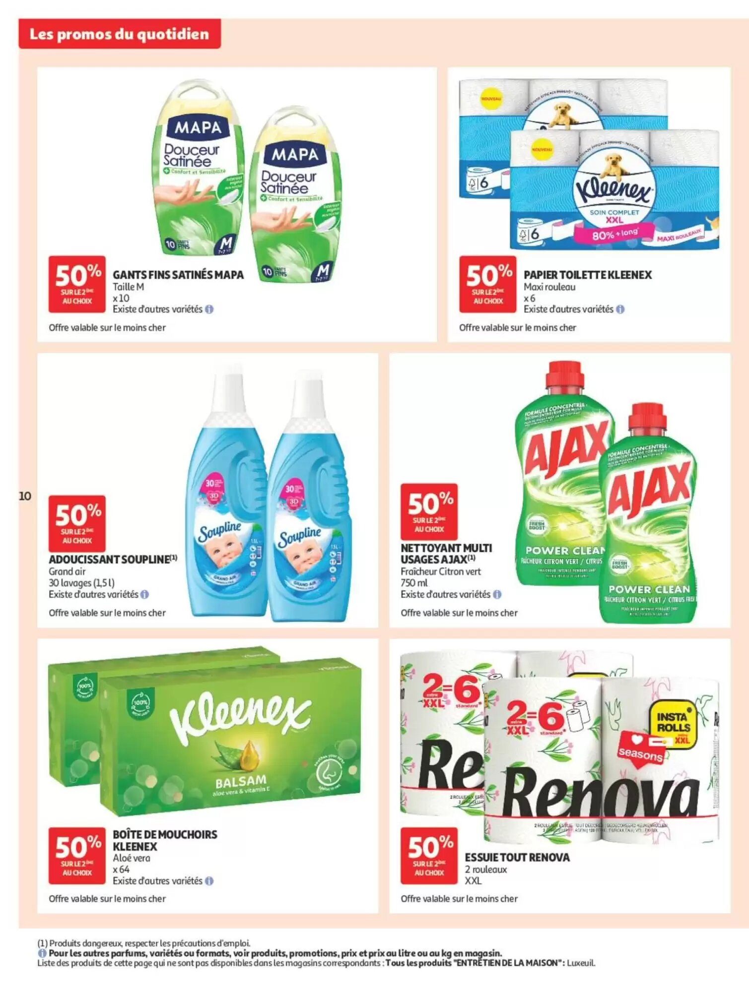 Prospectus promotionnel Auchan valable à partir du 29/09/2026 - Page 10.