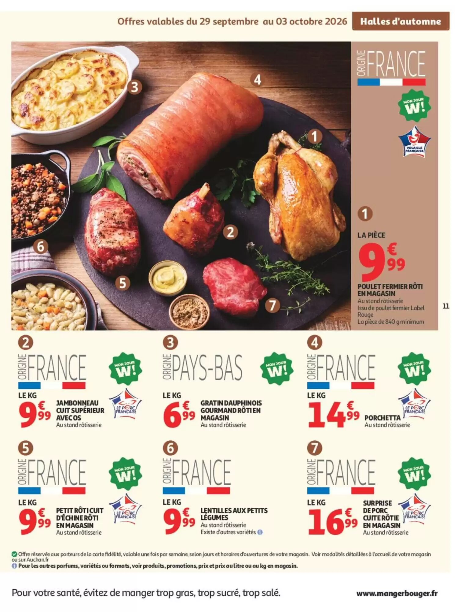 Prospectus promotionnel Auchan valable à partir du 29/09/2026 - Page 13.