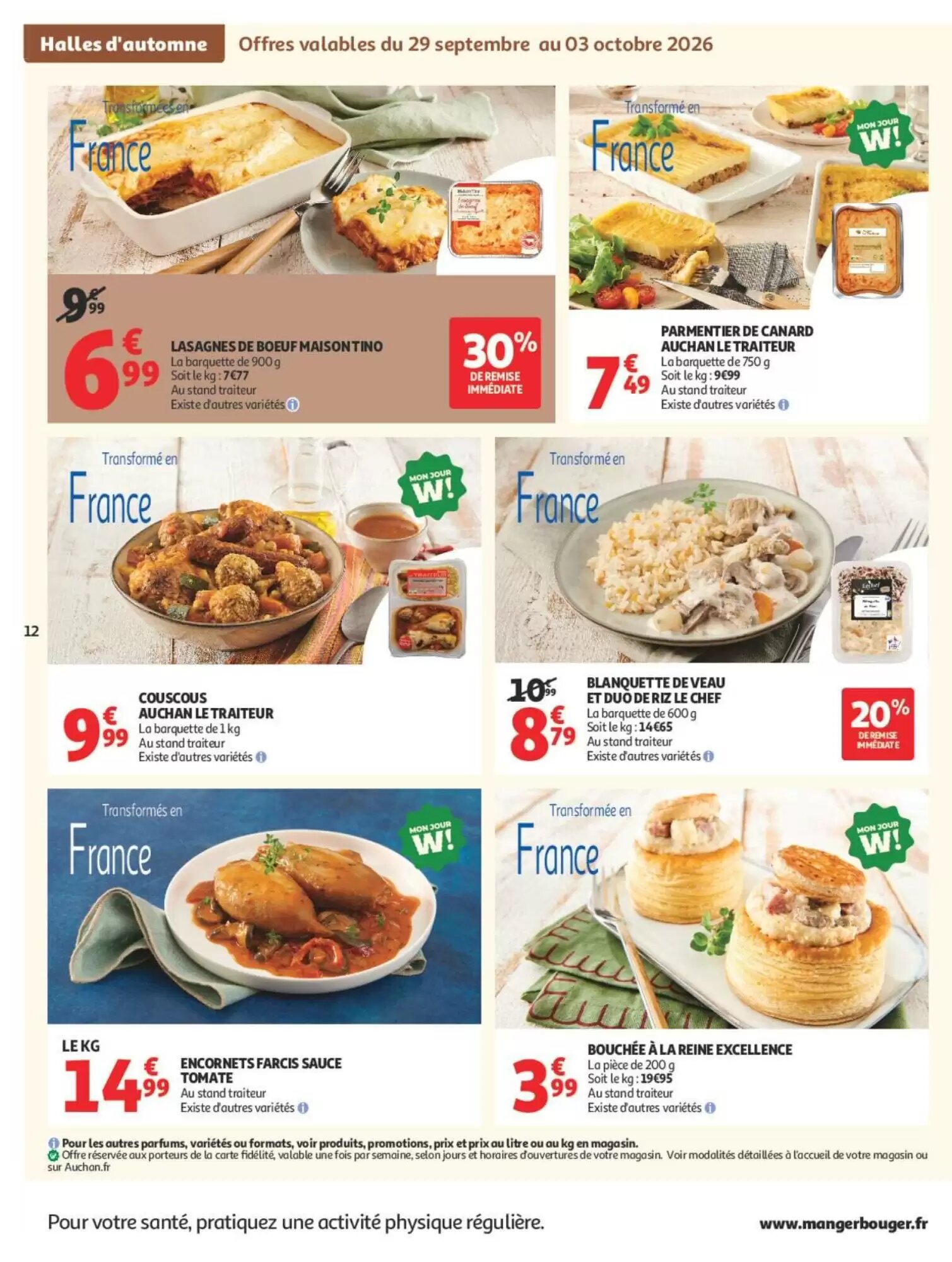 Prospectus promotionnel Auchan valable à partir du 29/09/2026 - Page 14.