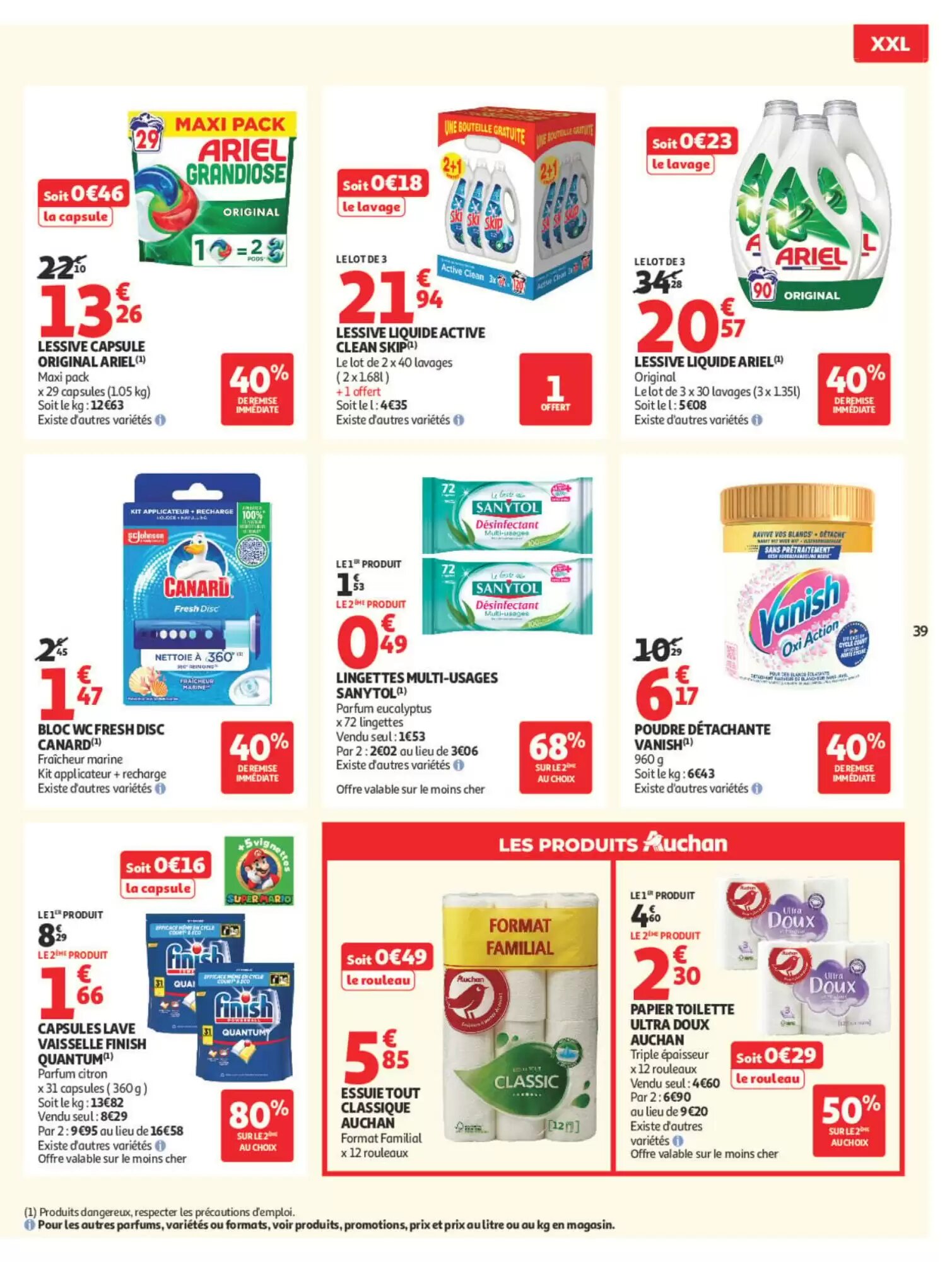 Prospectus promotionnel Auchan valable à partir du 29/09/2026 - Page 41.