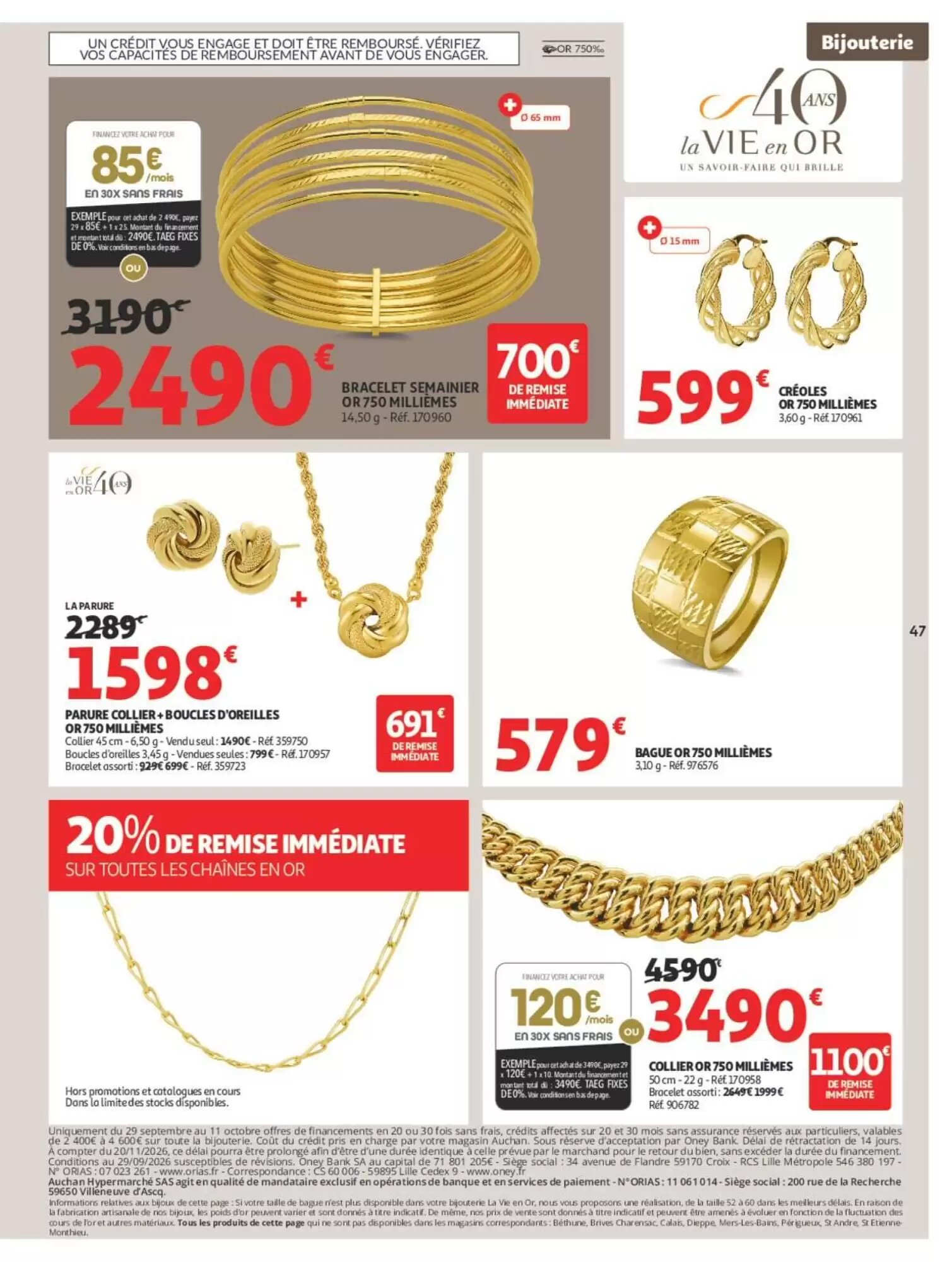Prospectus promotionnel Auchan valable à partir du 29/09/2026 - Page 49.