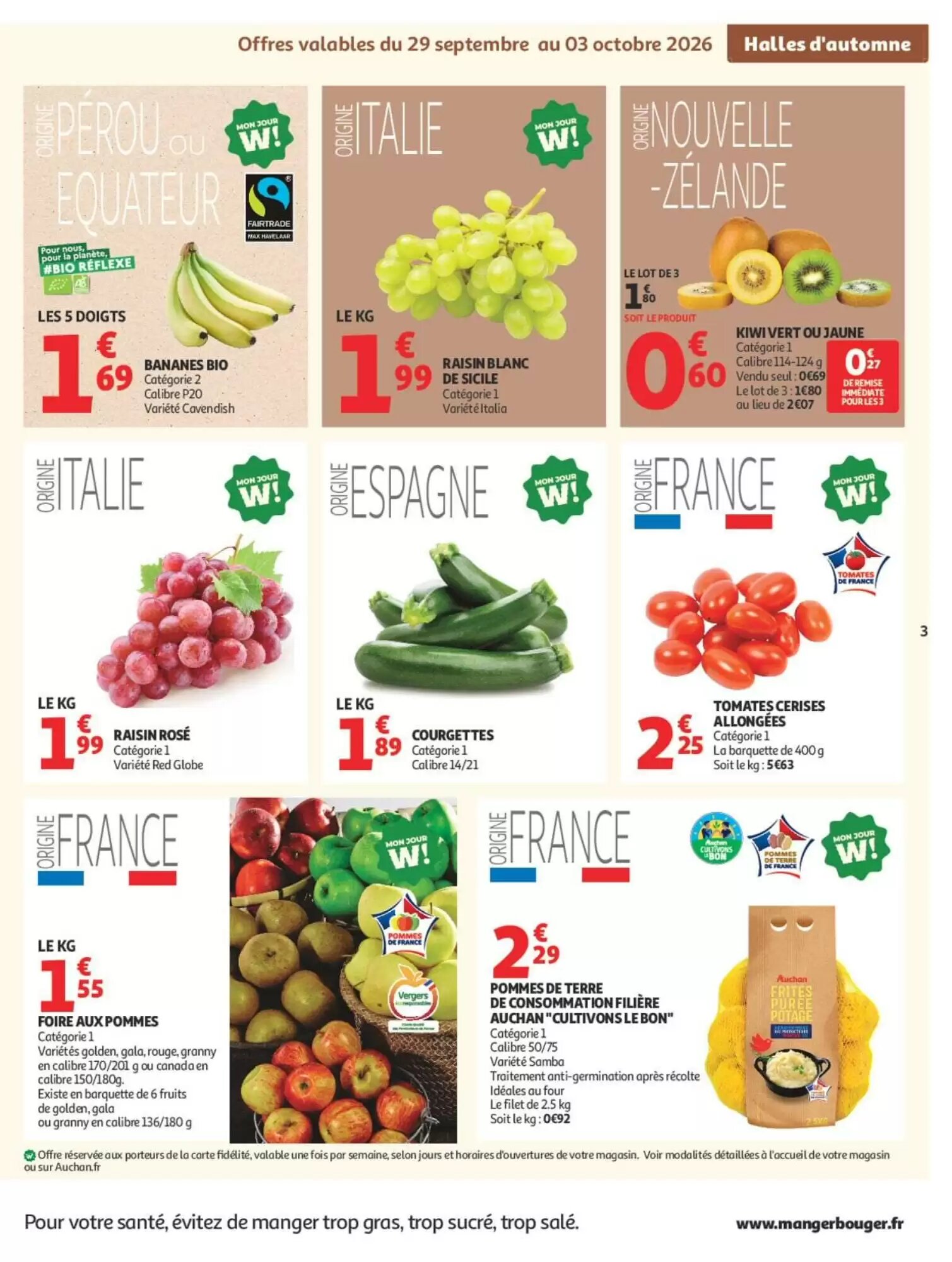 Prospectus promotionnel Auchan valable à partir du 29/09/2026 - Page 5.