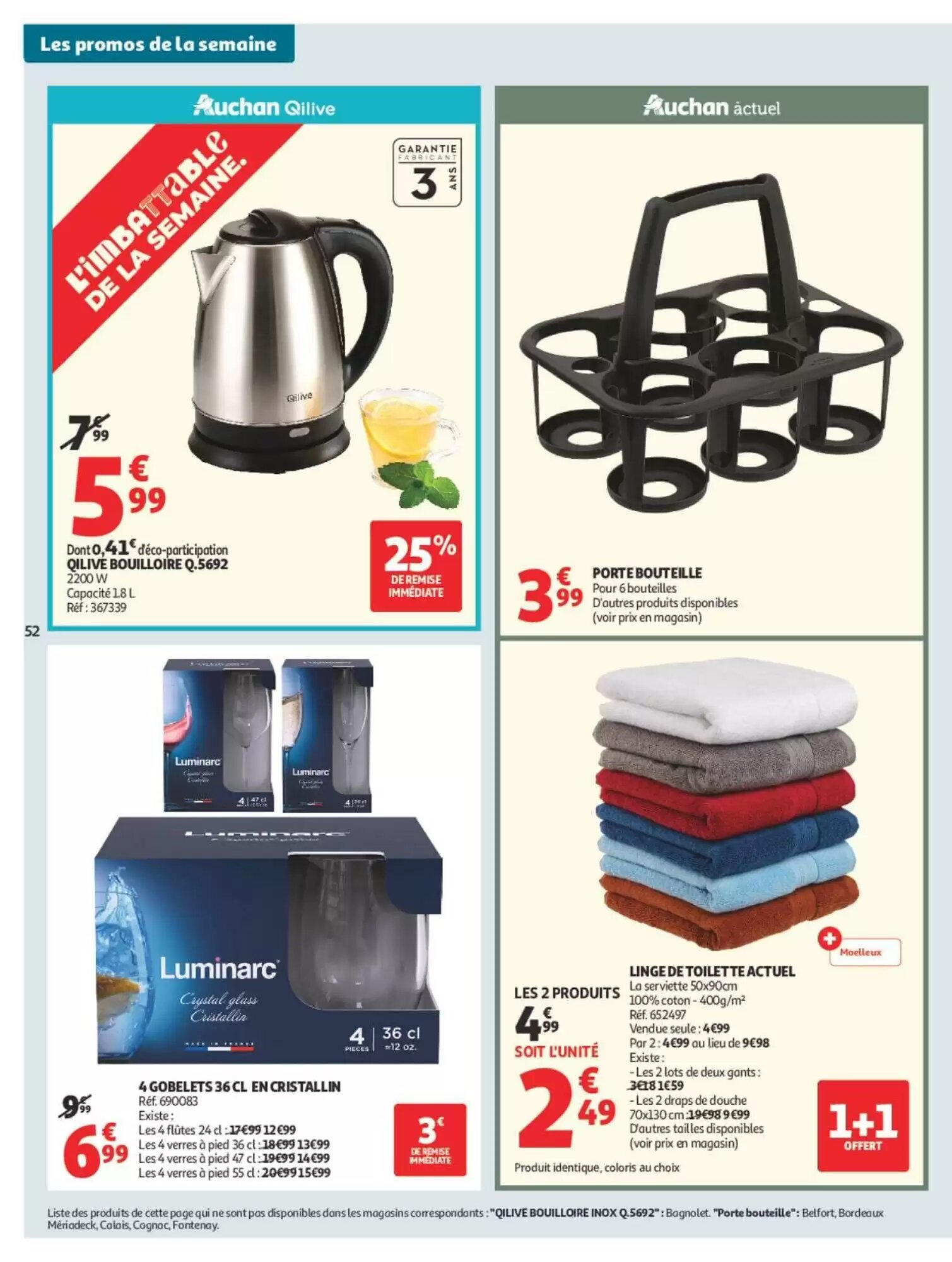 Prospectus promotionnel Auchan valable à partir du 29/09/2026 - Page 54.