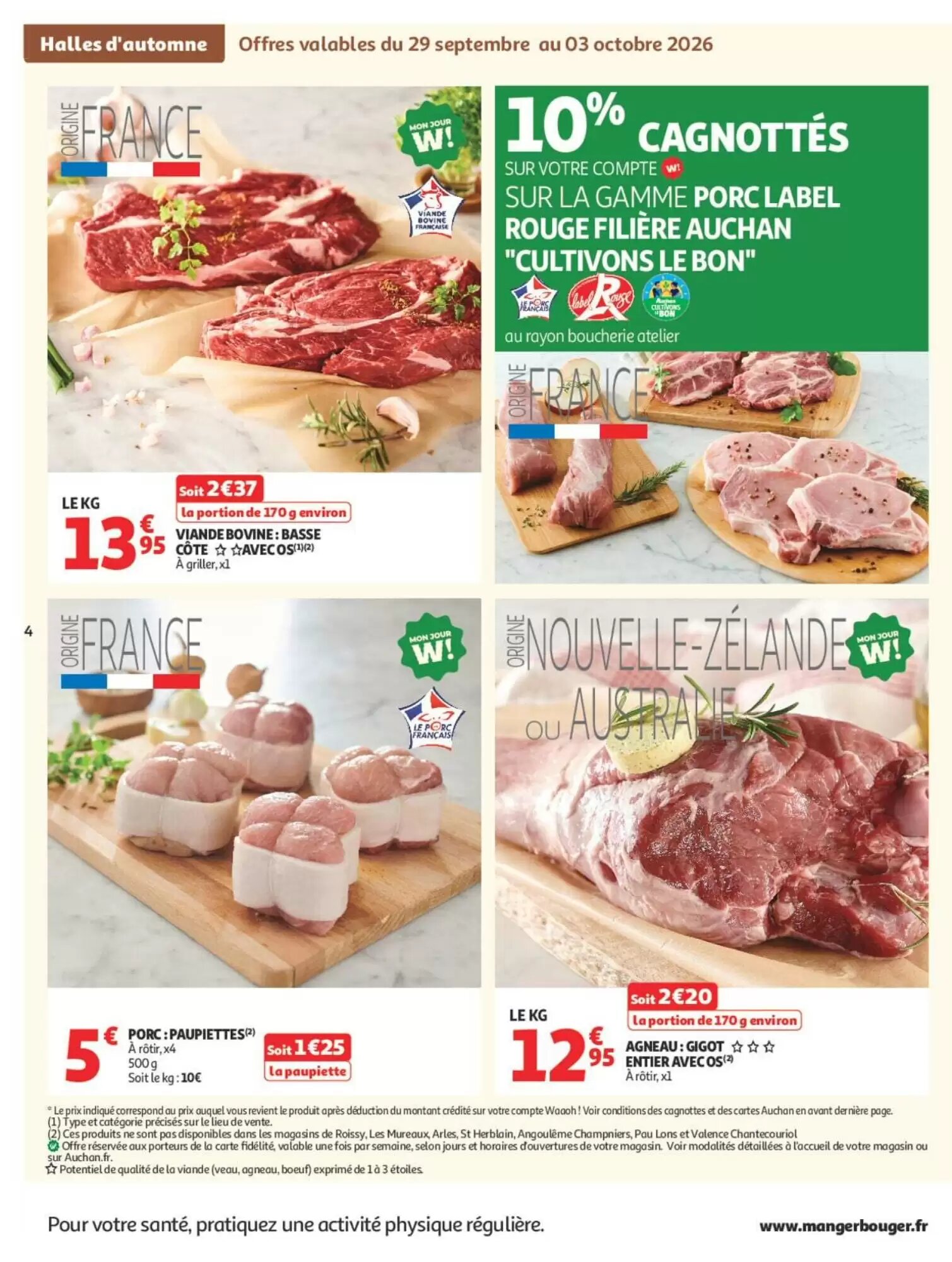 Prospectus promotionnel Auchan valable à partir du 29/09/2026 - Page 6.