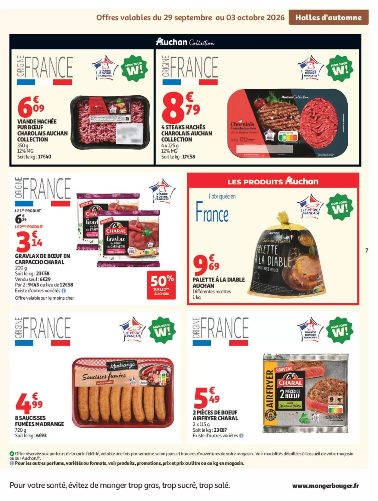 Prospectus promotionnel Auchan valable à partir du 29/09/2026 - Page 9.