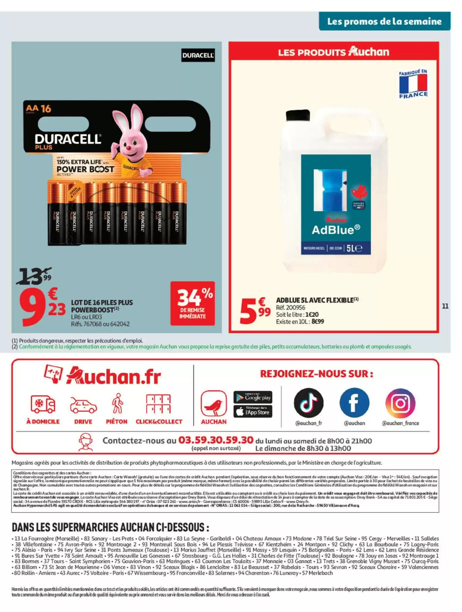 Prospectus promotionnel Auchan valable à partir du 29/09/2026 - Page 11.