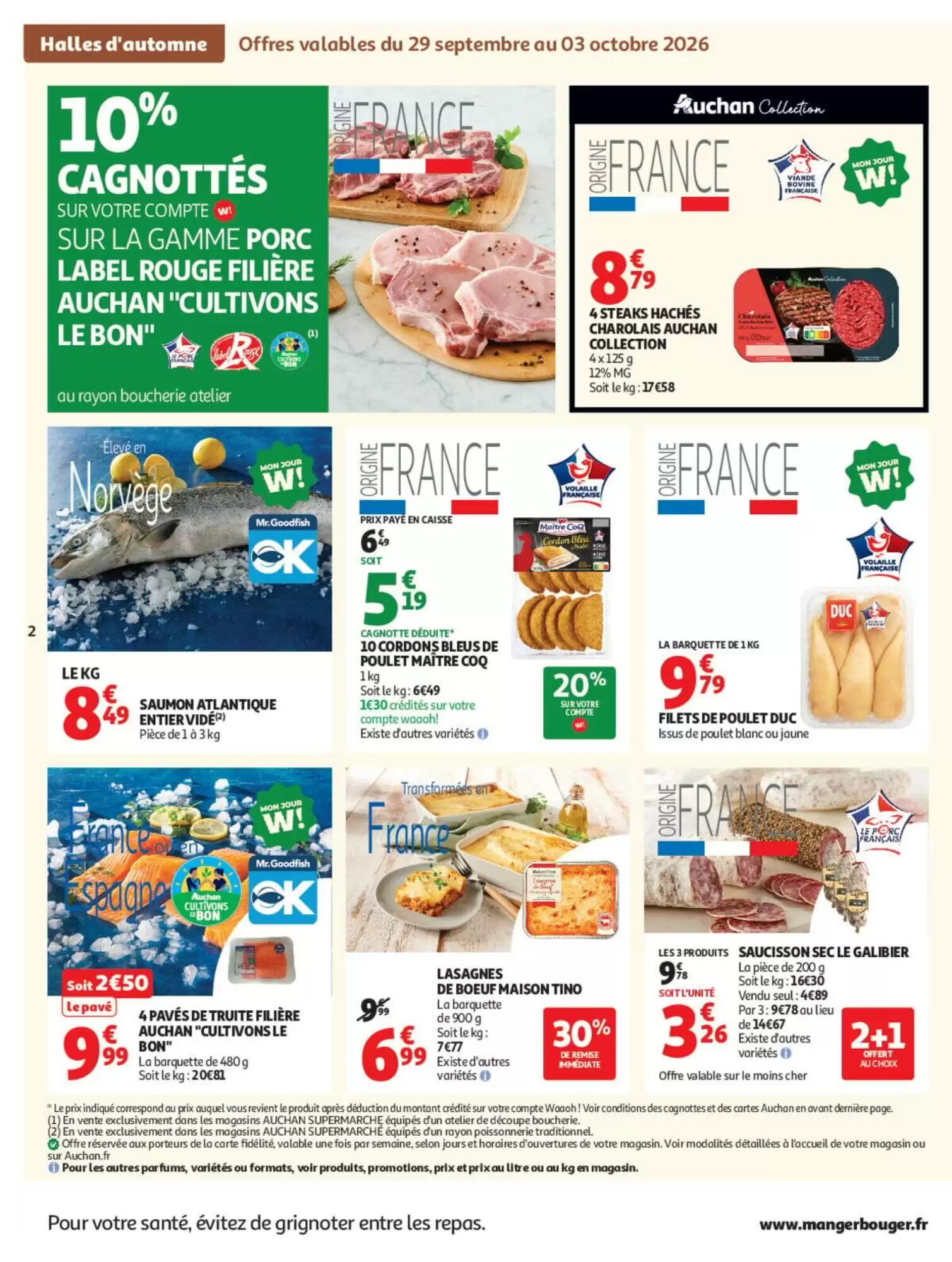 Prospectus promotionnel Auchan valable à partir du 29/09/2026 - Page 2.