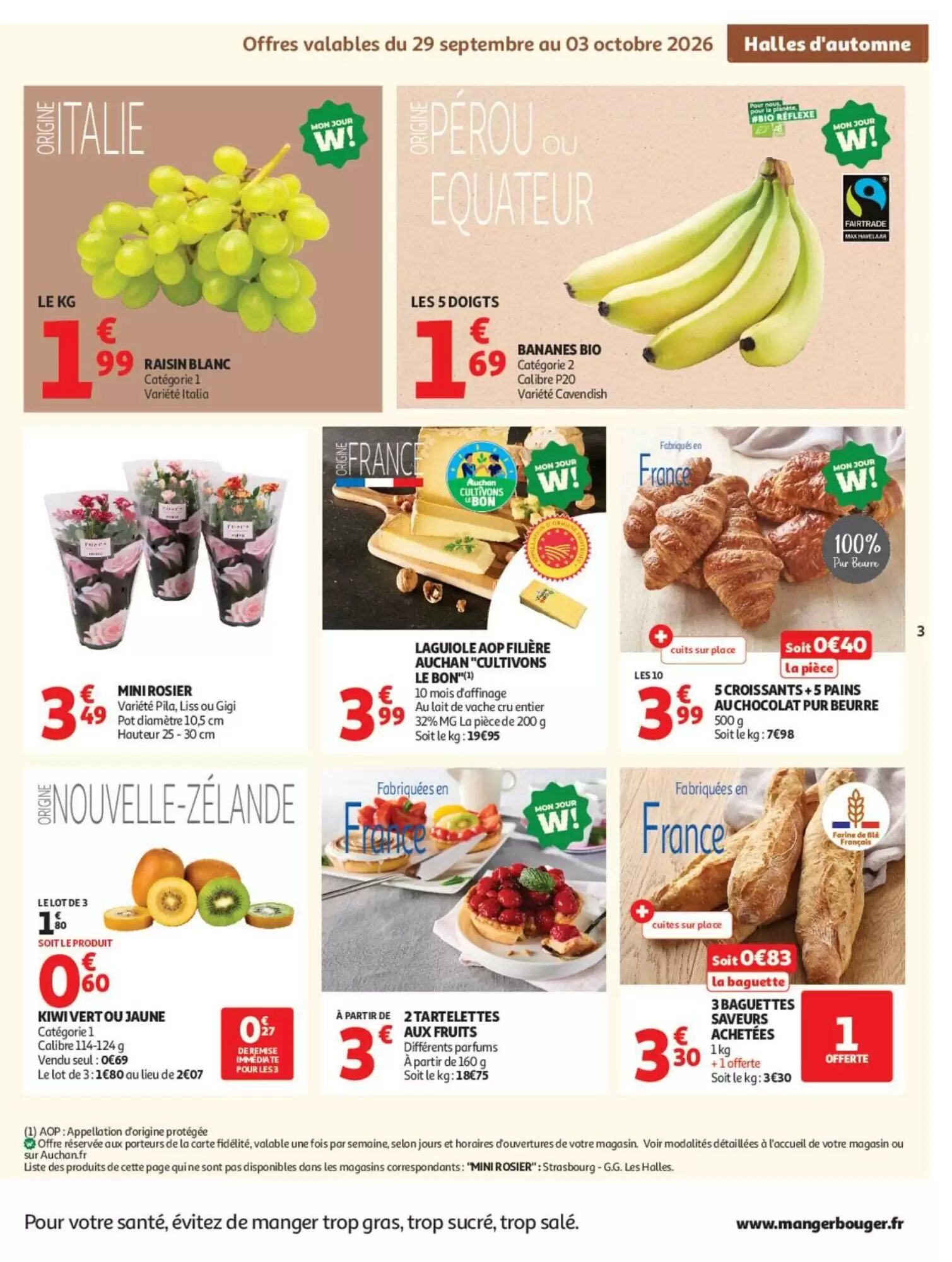 Prospectus promotionnel Auchan valable à partir du 29/09/2026 - Page 3.