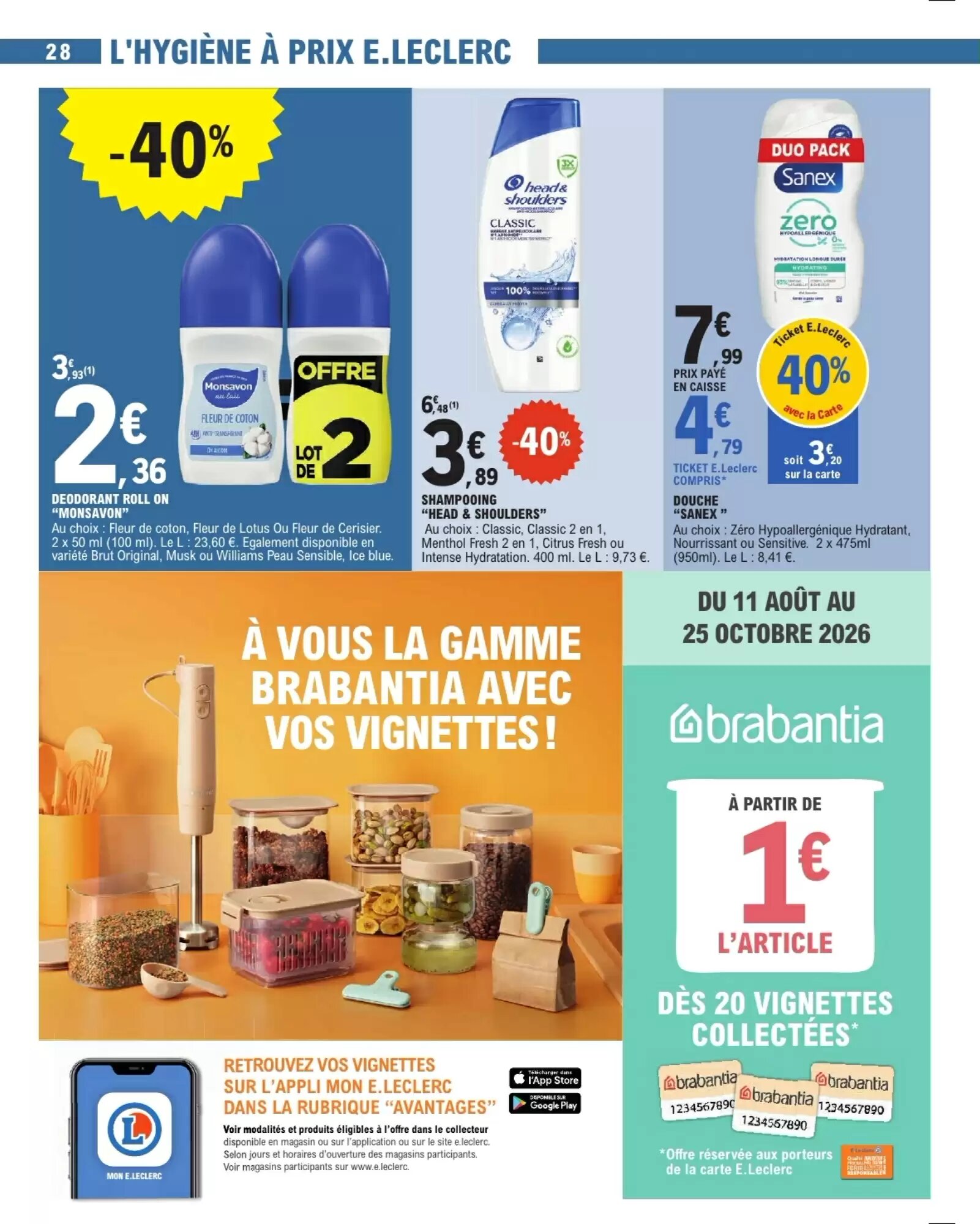 Prospectus promotionnel E.Leclerc valable à partir du 29/09/2026 - Page 28.