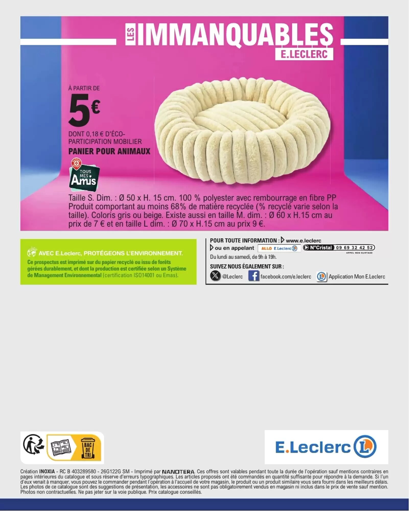 Prospectus promotionnel E.Leclerc valable à partir du 29/09/2026 - Page 48.