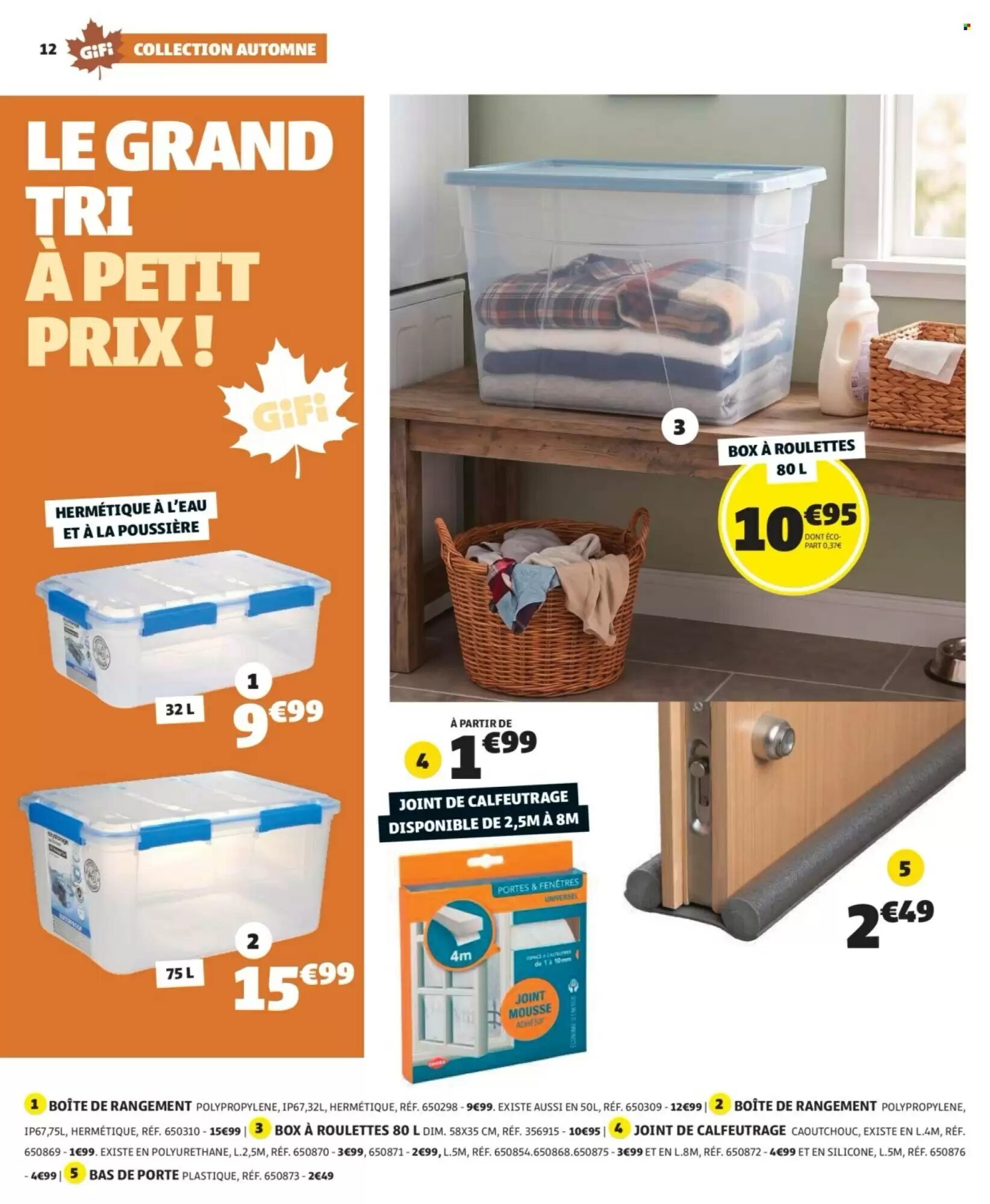 Prospectus promotionnel Gifi valable à partir du 29/09/2026 - Page 12.