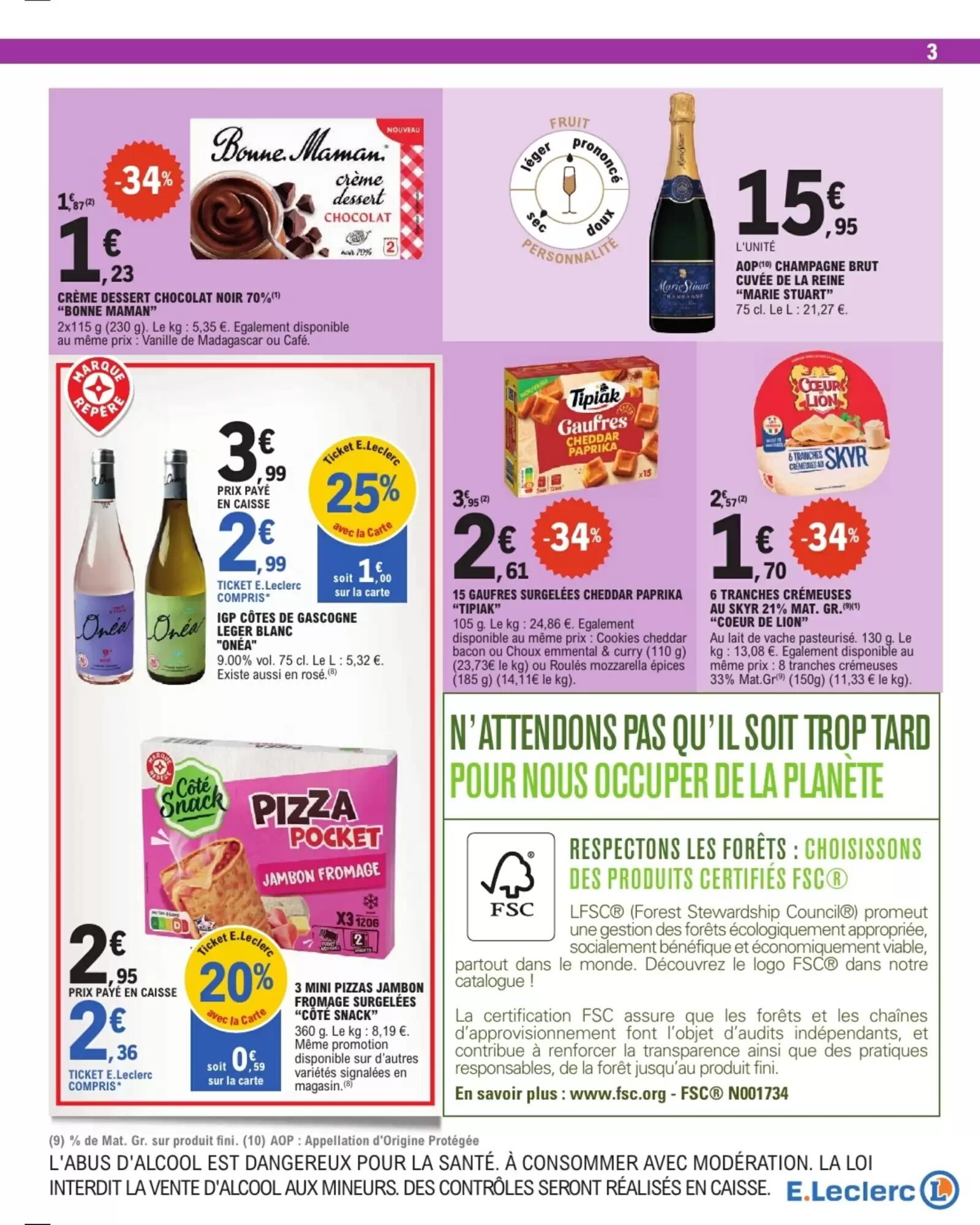 Prospectus promotionnel E.Leclerc valable à partir du 29/09/2026 - Page 3.