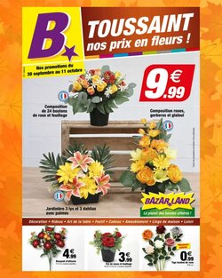 Prospectus promotionnel Bazarland valable à partir du 29/09/2026