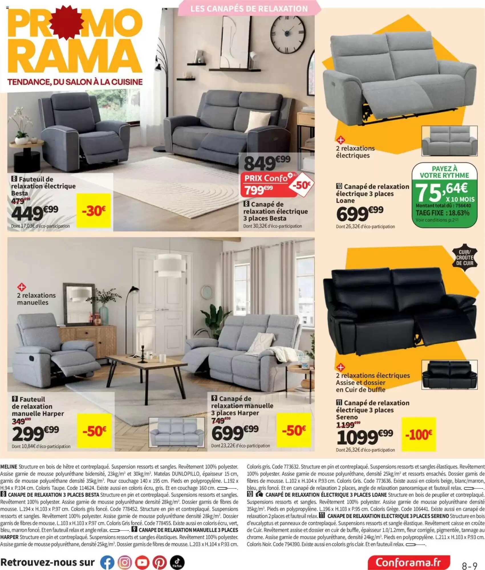 Prospectus promotionnel Conforama valable à partir du 29/09/2026 - Page 10.