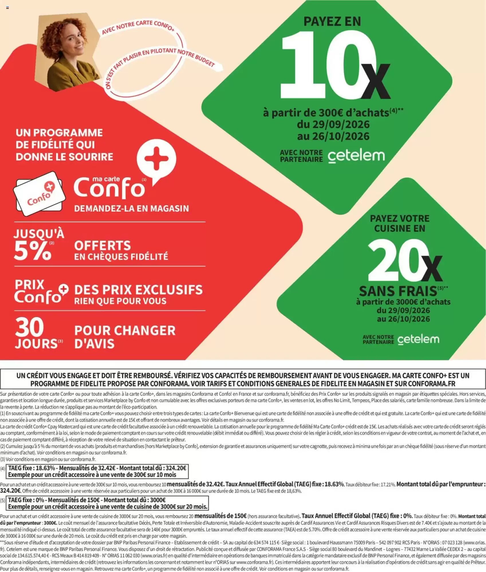 Prospectus promotionnel Conforama valable à partir du 29/09/2026 - Page 2.