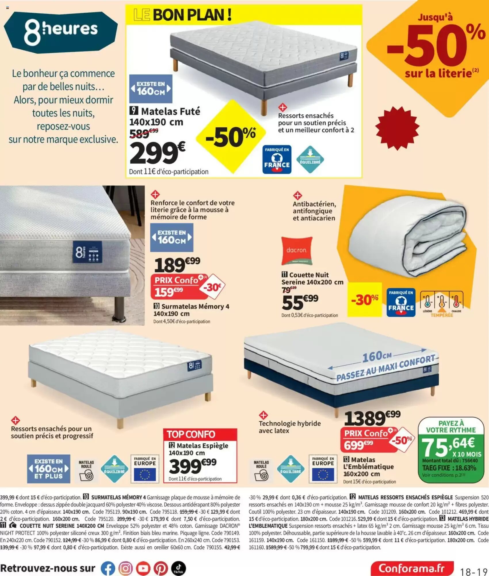 Prospectus promotionnel Conforama valable à partir du 29/09/2026 - Page 22.