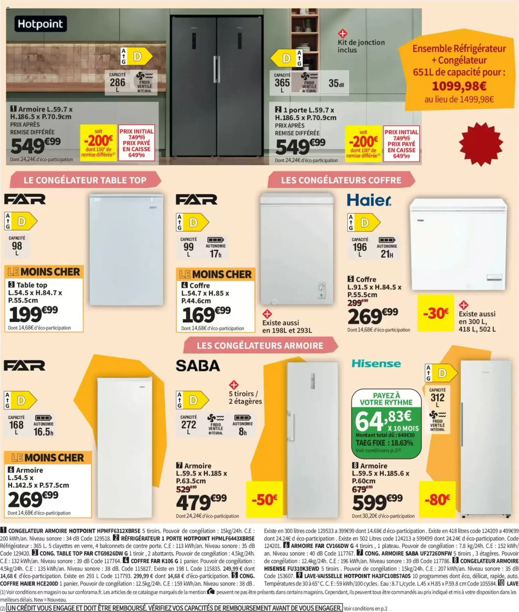 Prospectus promotionnel Conforama valable à partir du 29/09/2026 - Page 44.