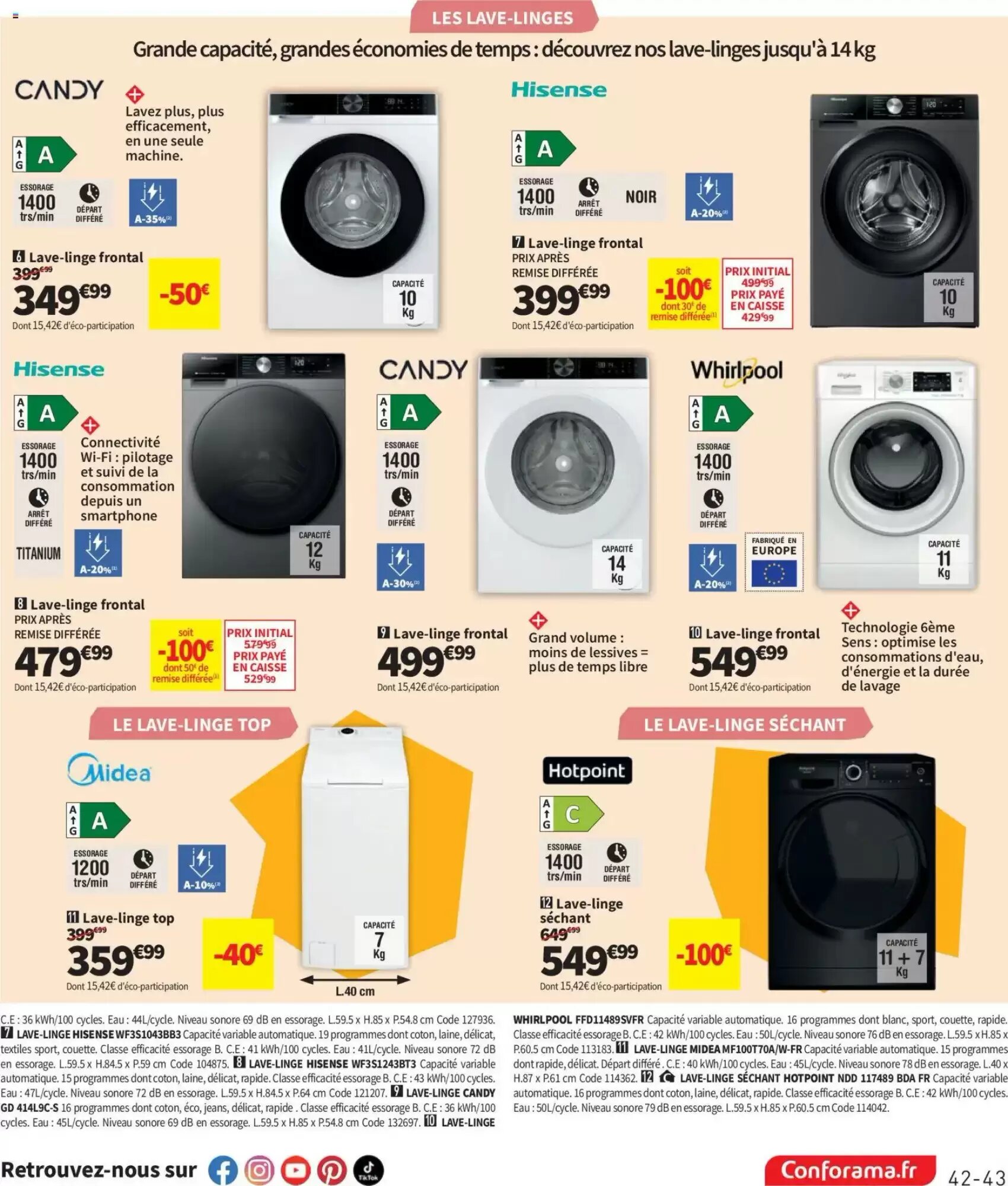 Prospectus promotionnel Conforama valable à partir du 29/09/2026 - Page 47.