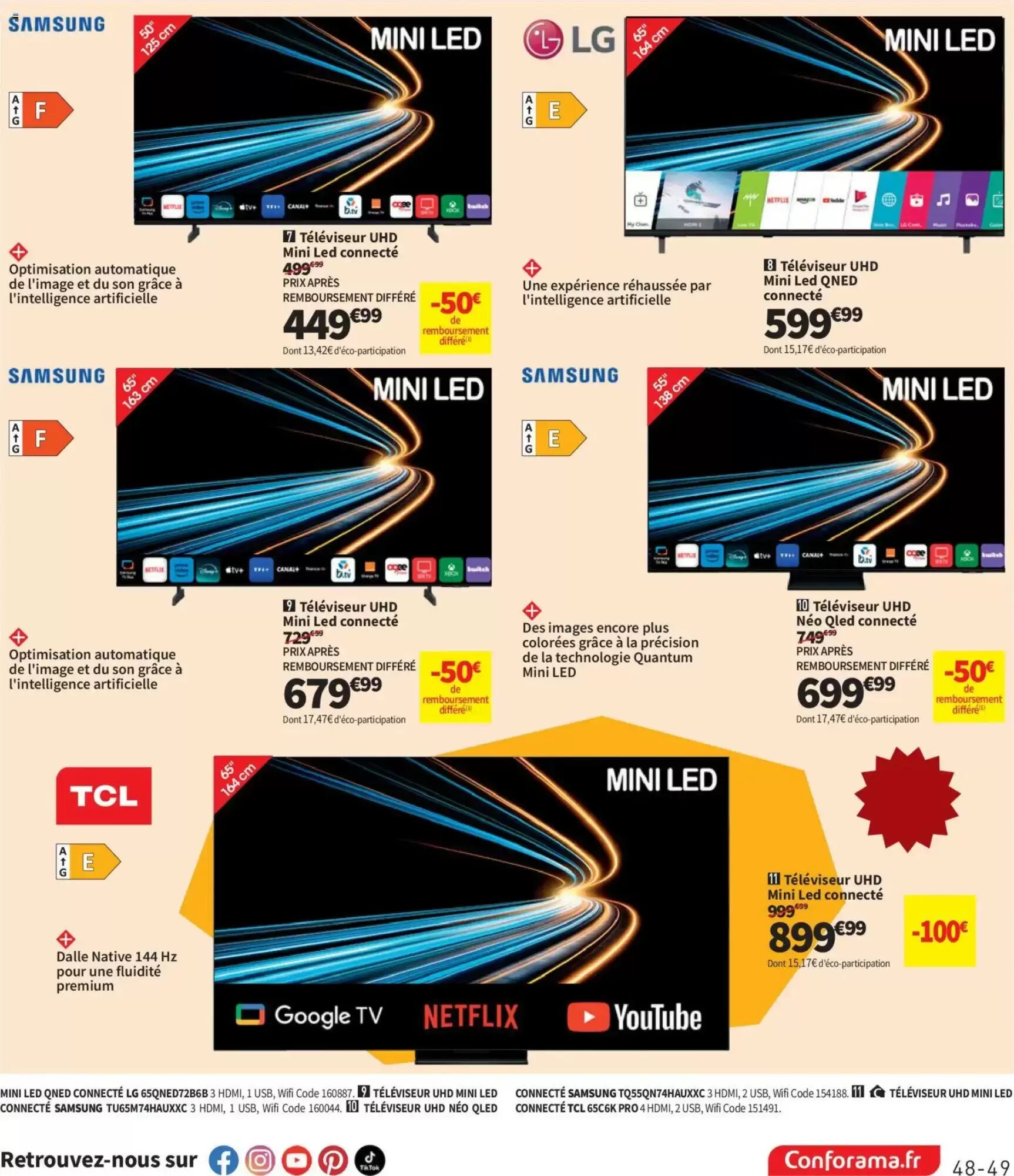 Prospectus promotionnel Conforama valable à partir du 29/09/2026 - Page 53.