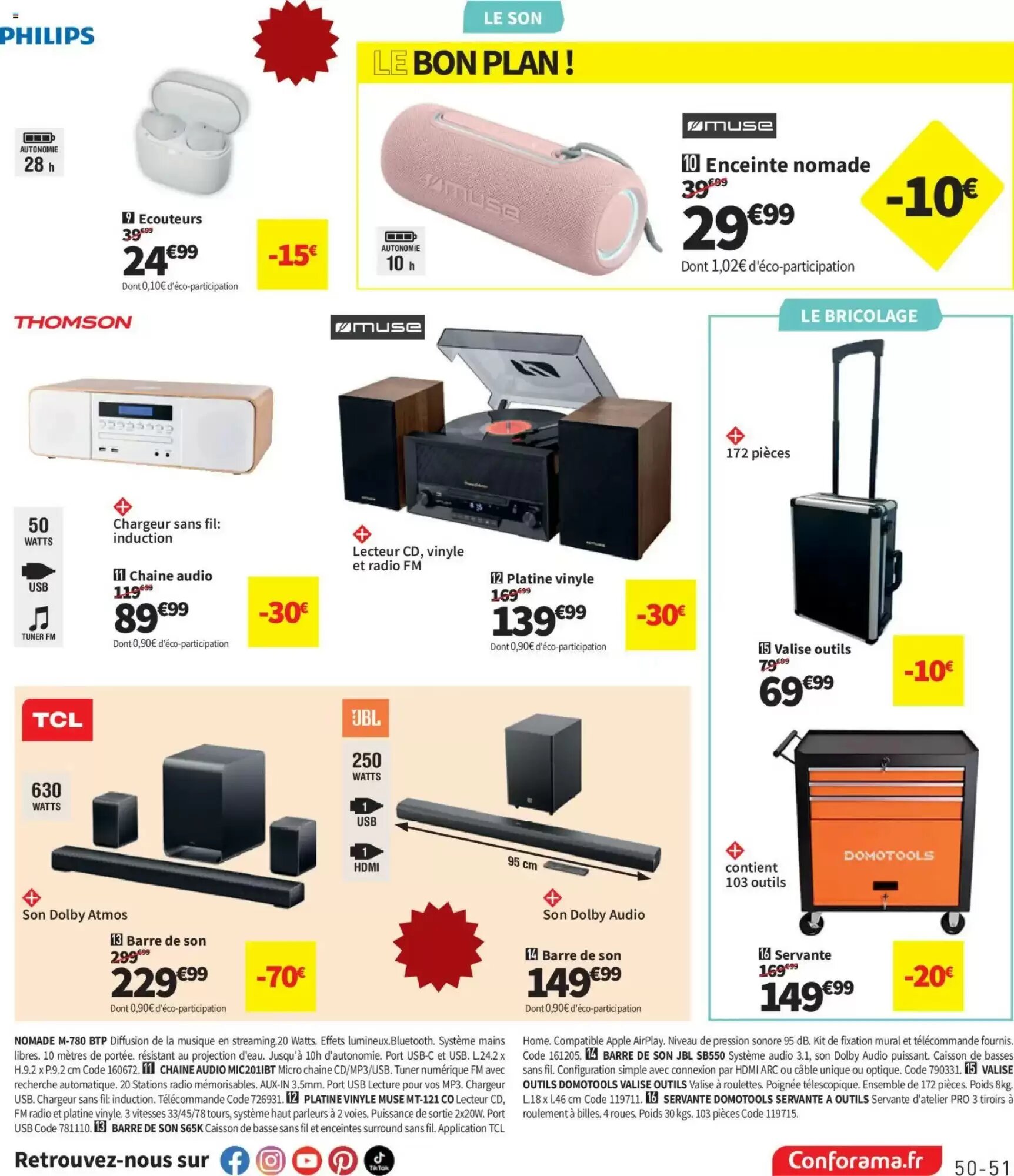 Prospectus promotionnel Conforama valable à partir du 29/09/2026 - Page 55.