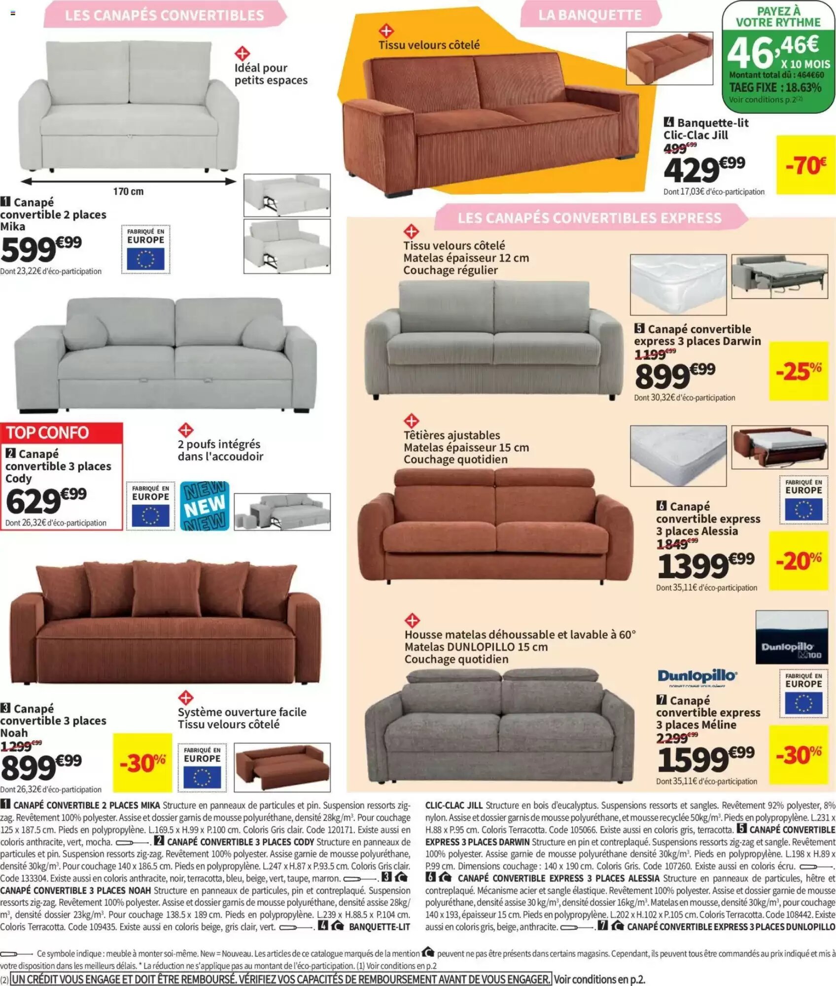 Prospectus promotionnel Conforama valable à partir du 29/09/2026 - Page 9.