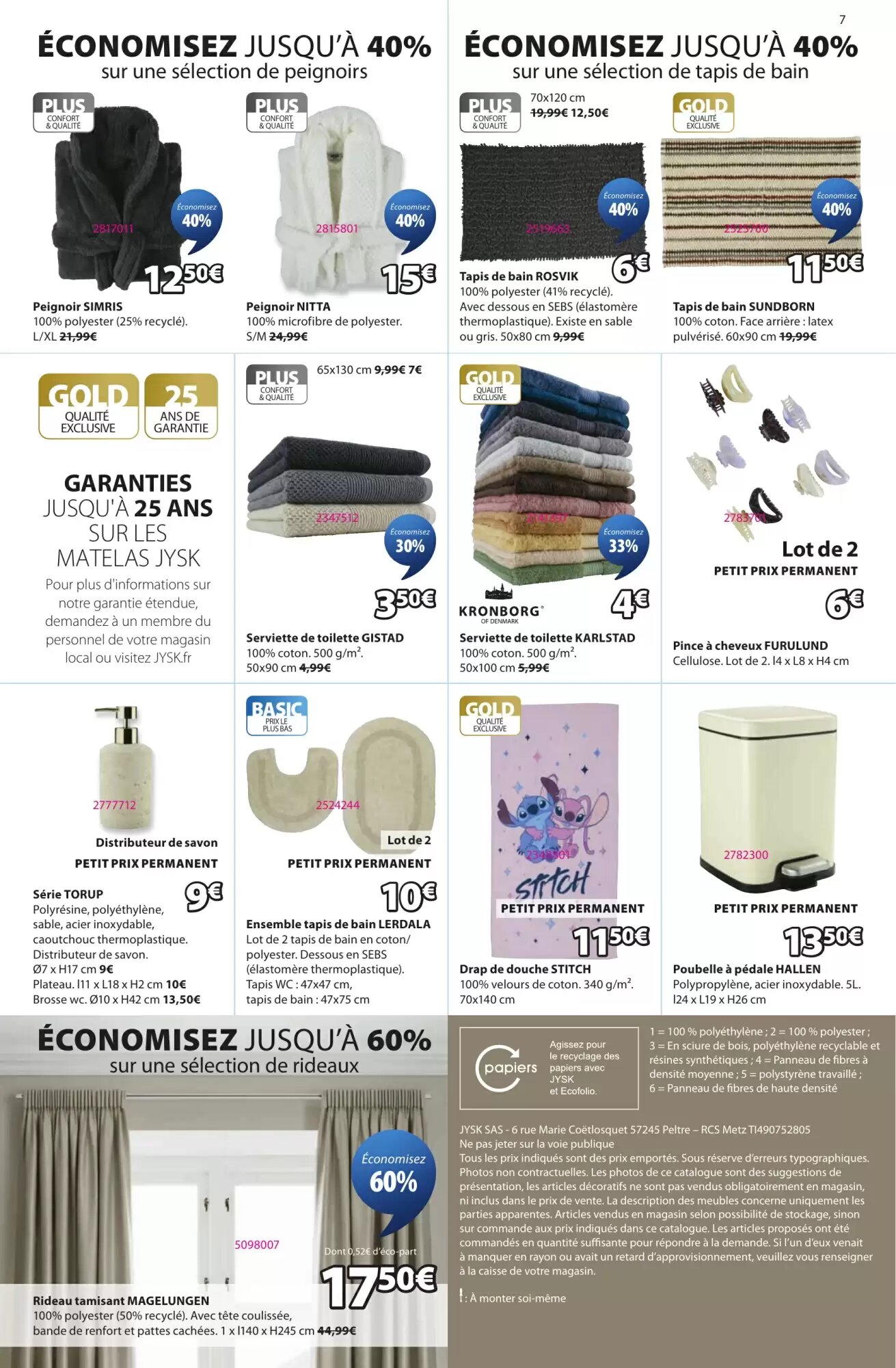 Prospectus promotionnel JYSK valable à partir du 29/09/2026 - Page 7.