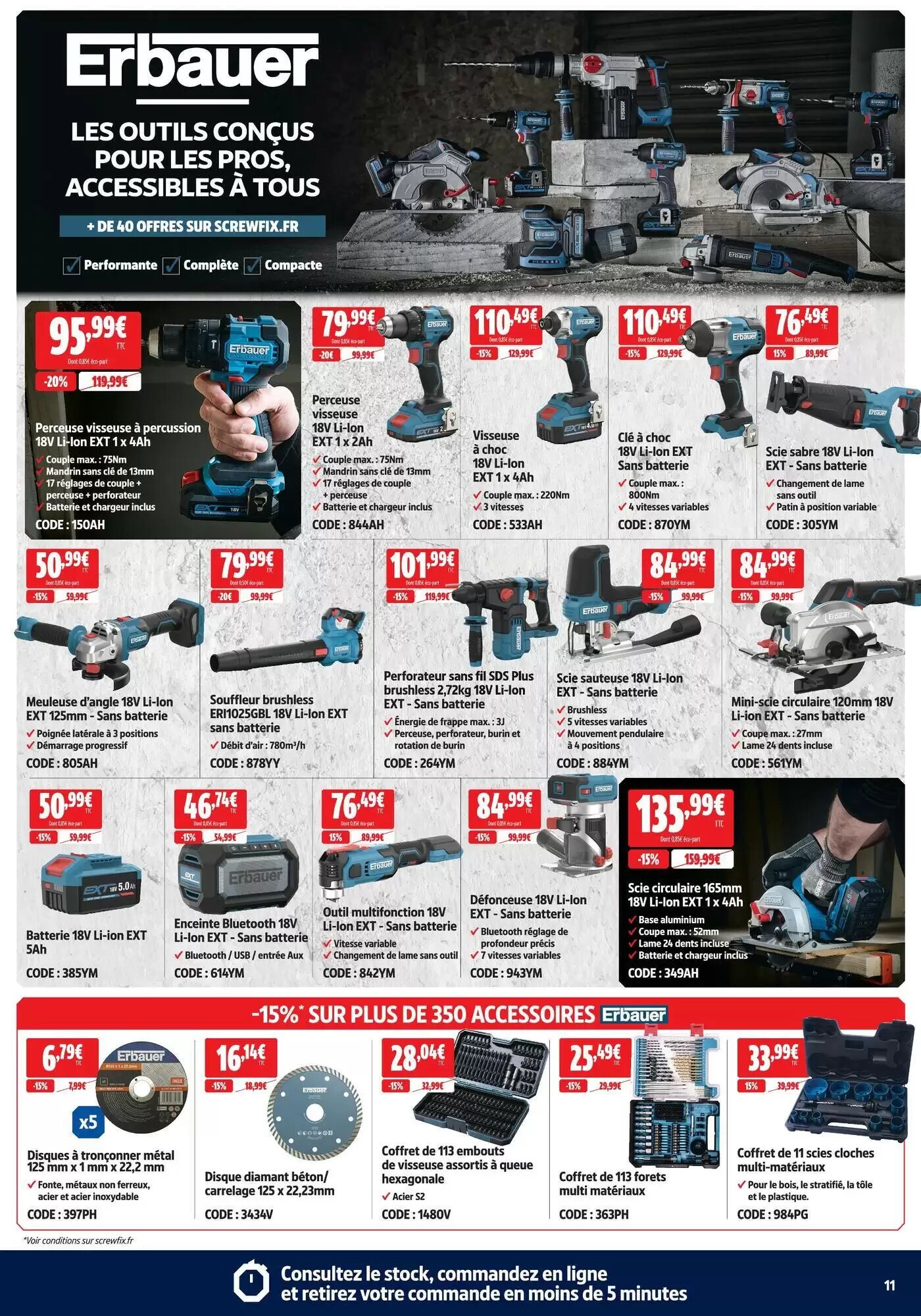 Prospectus promotionnel Screwfix valable à partir du 29/09/2026 - Page 11.