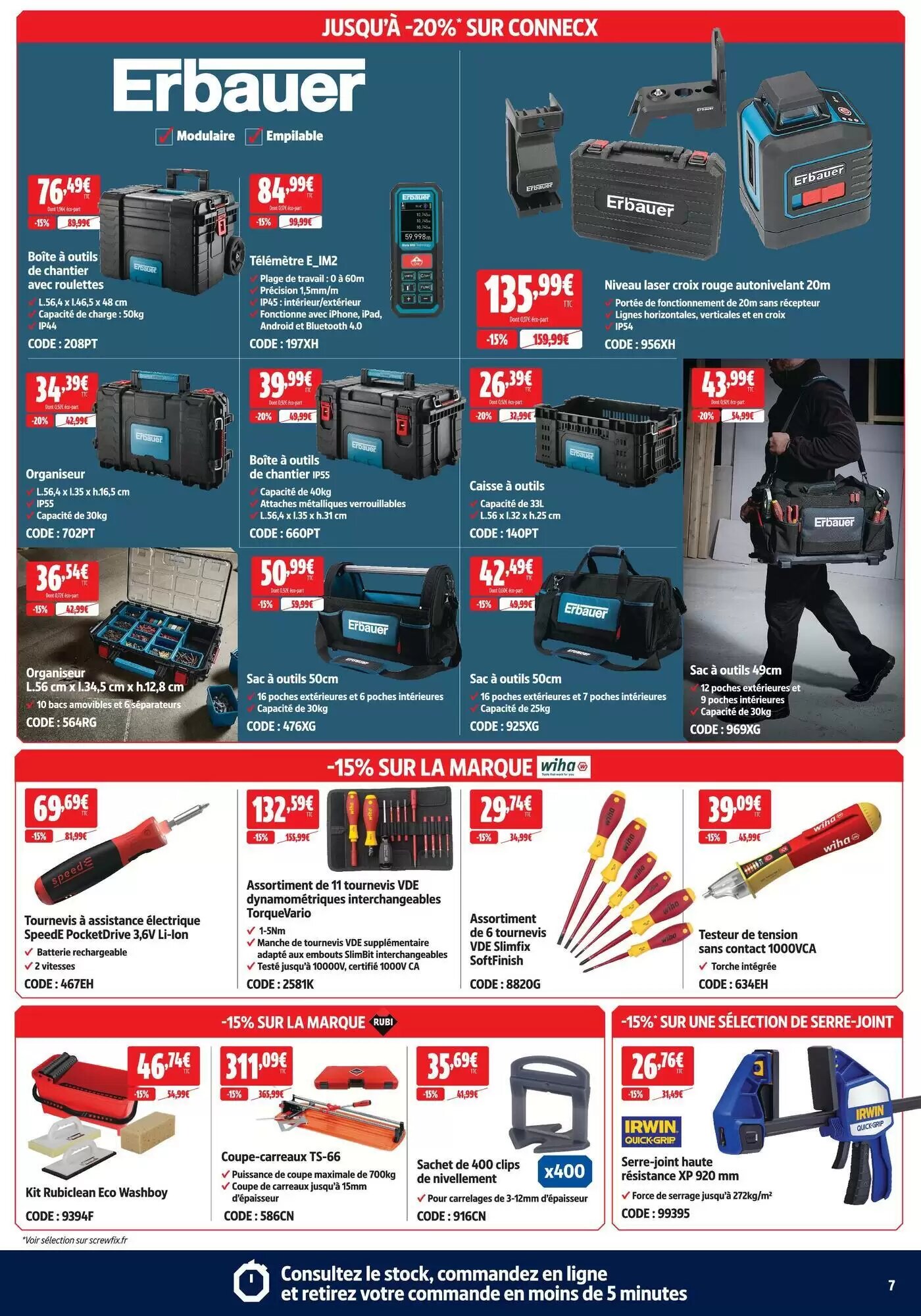 Prospectus promotionnel Screwfix valable à partir du 29/09/2026 - Page 7.