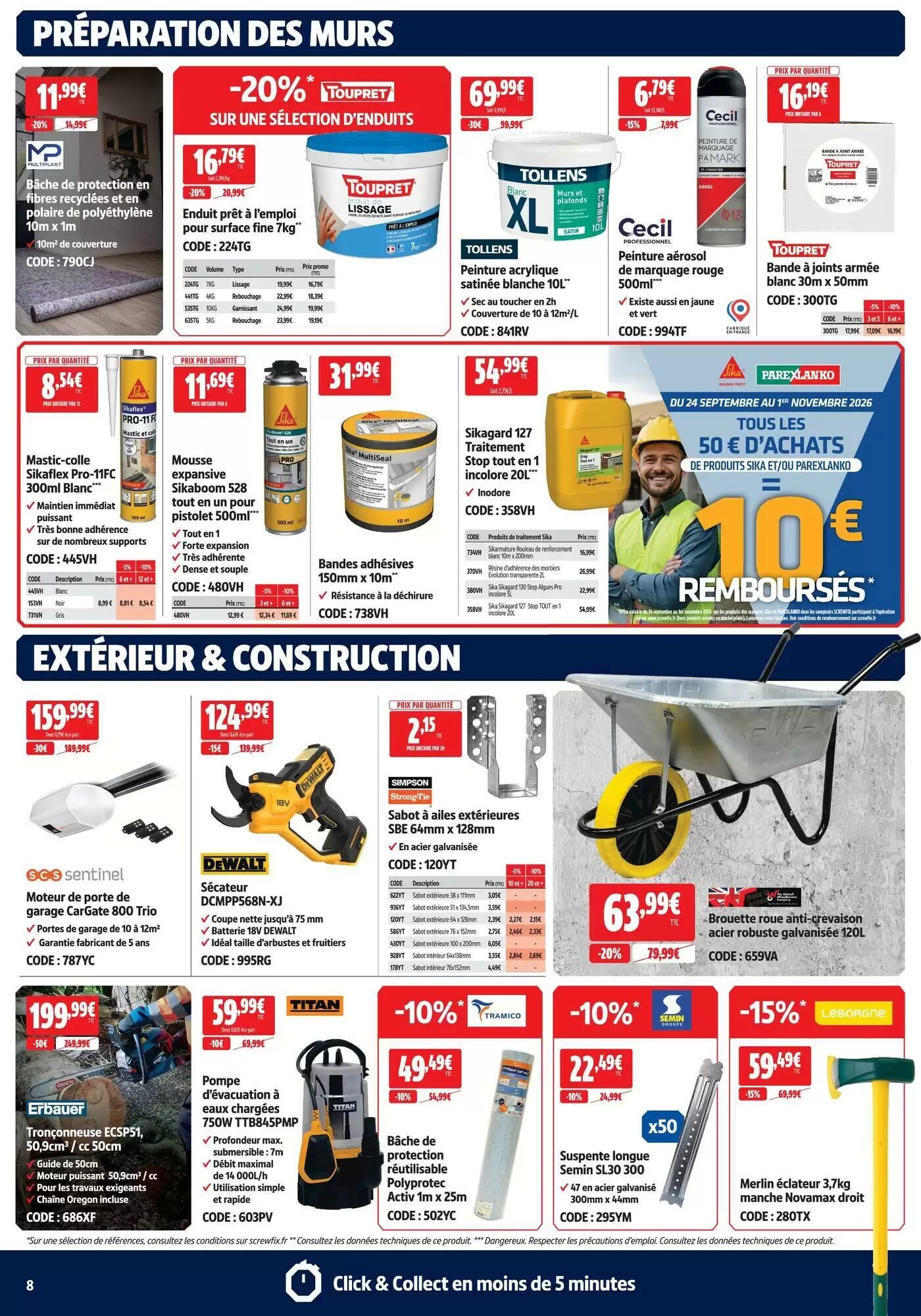 Prospectus promotionnel Screwfix valable à partir du 29/09/2026 - Page 8.