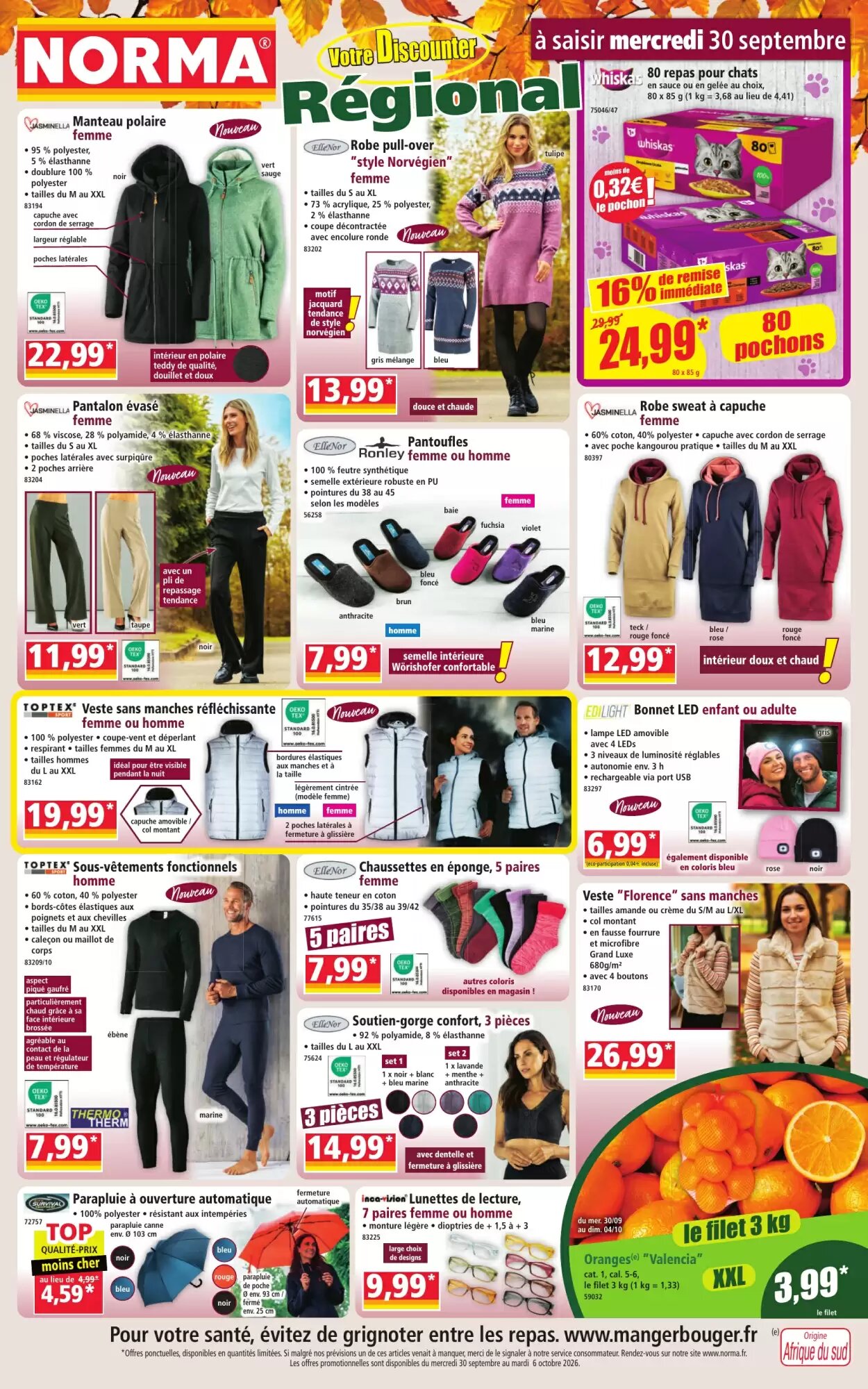 Prospectus promotionnel Norma valable à partir du 30/09/2026 - Page 1.