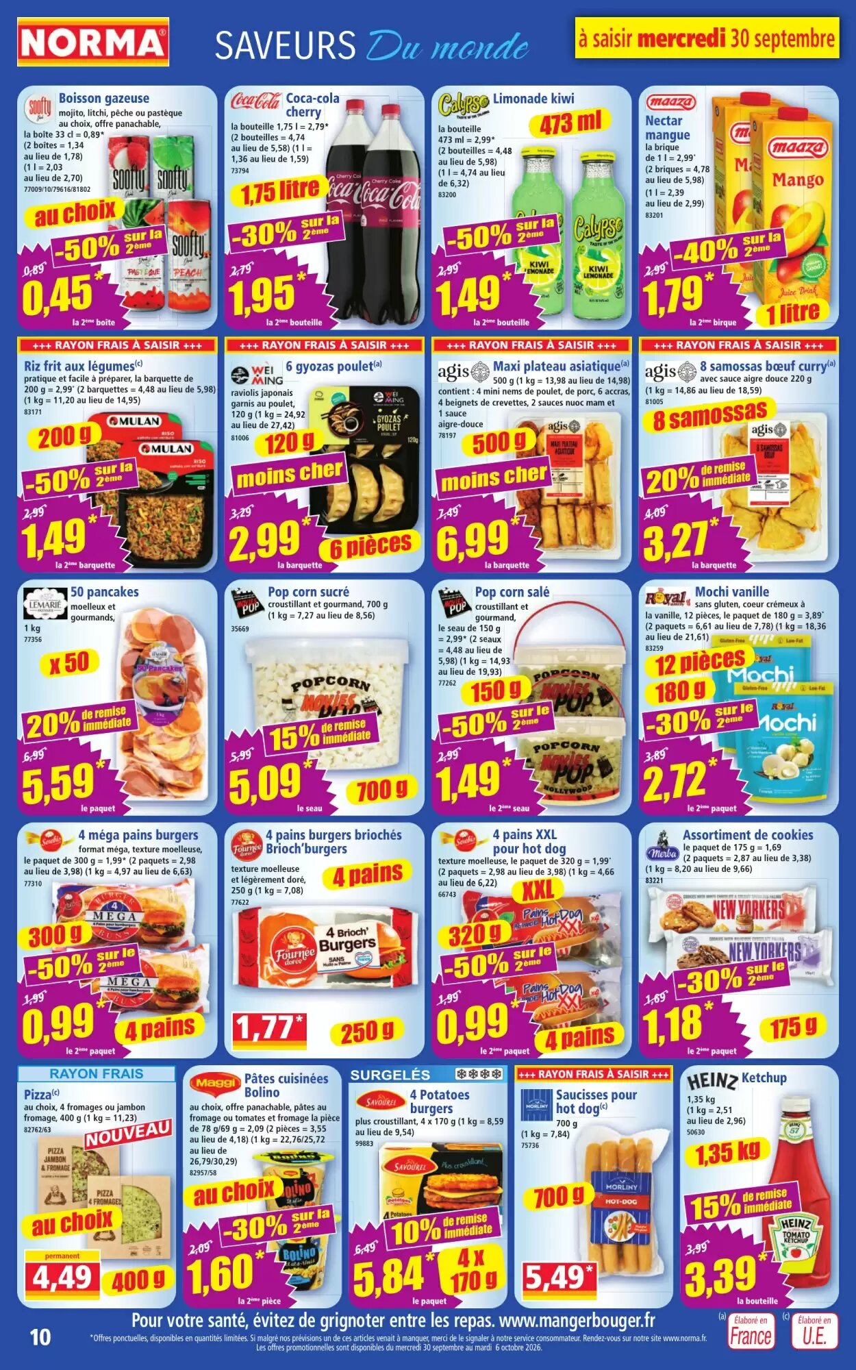 Prospectus promotionnel Norma valable à partir du 30/09/2026 - Page 10.
