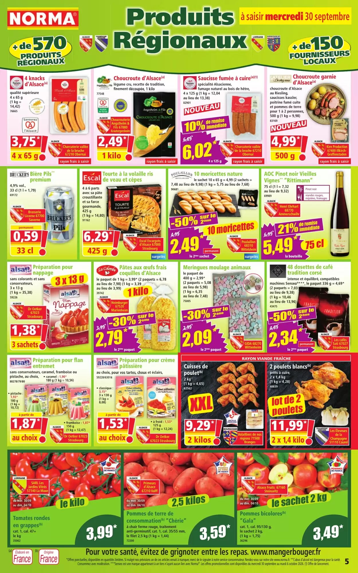 Prospectus promotionnel Norma valable à partir du 30/09/2026 - Page 5.