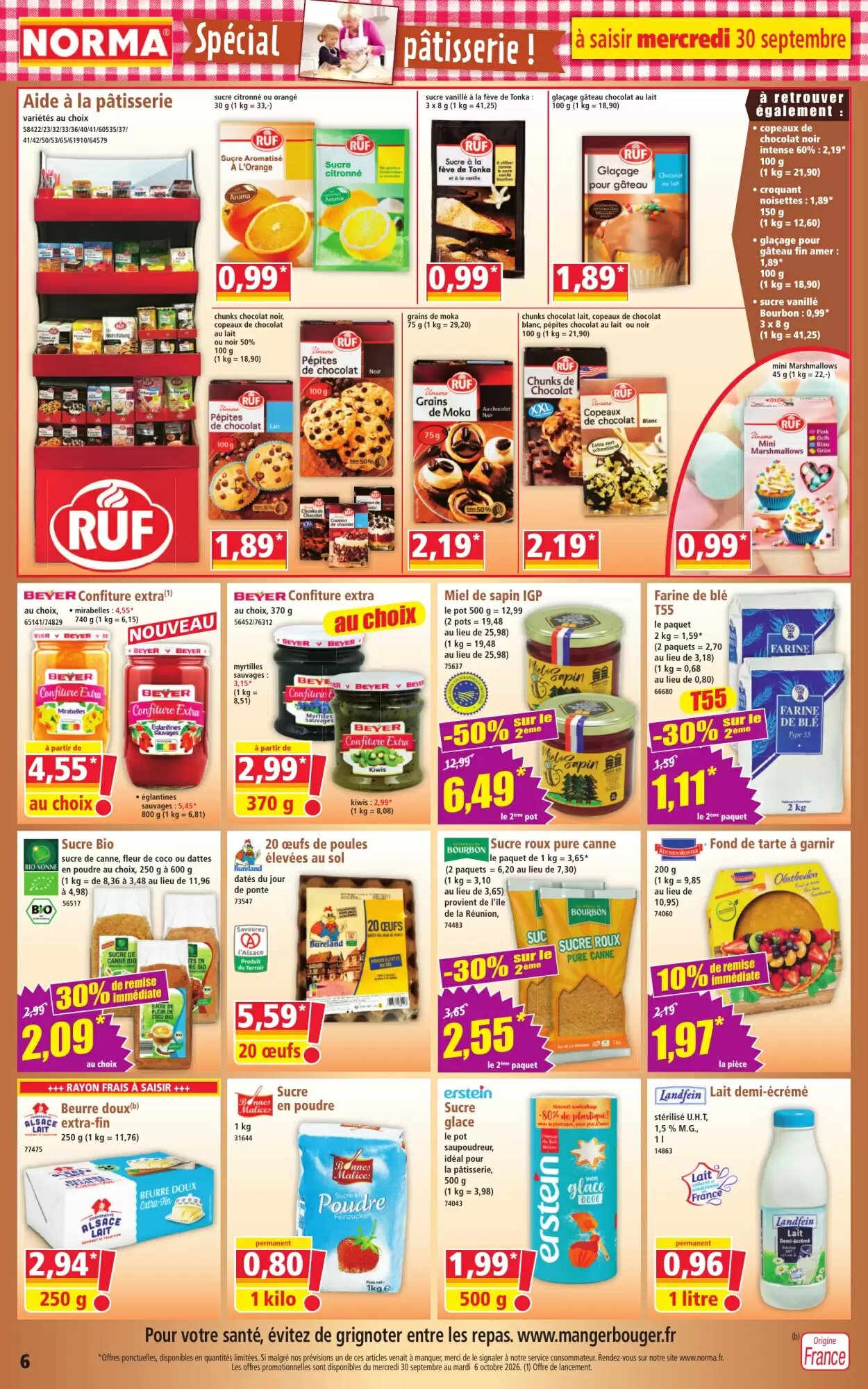 Prospectus promotionnel Norma valable à partir du 30/09/2026 - Page 6.