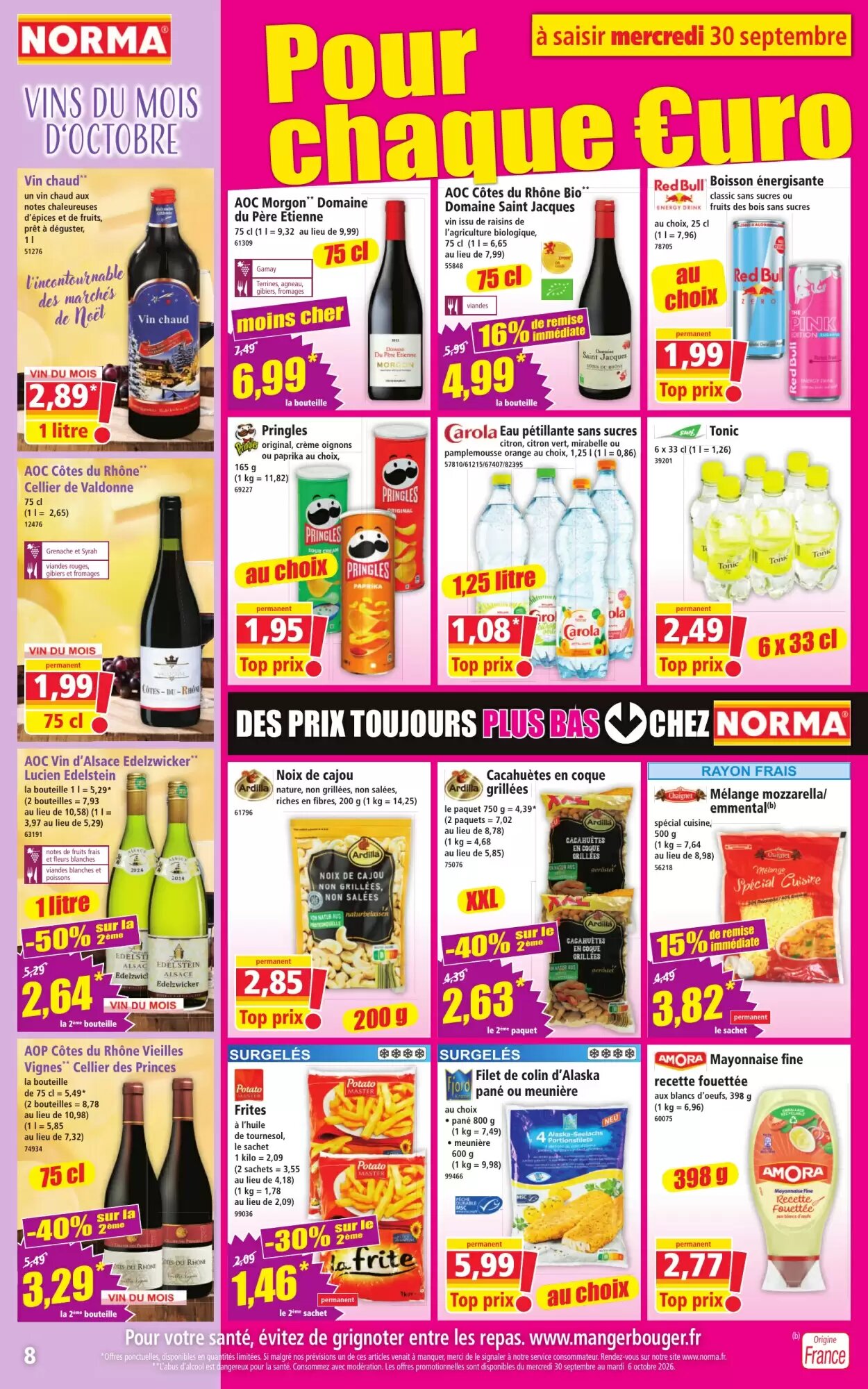 Prospectus promotionnel Norma valable à partir du 30/09/2026 - Page 8.