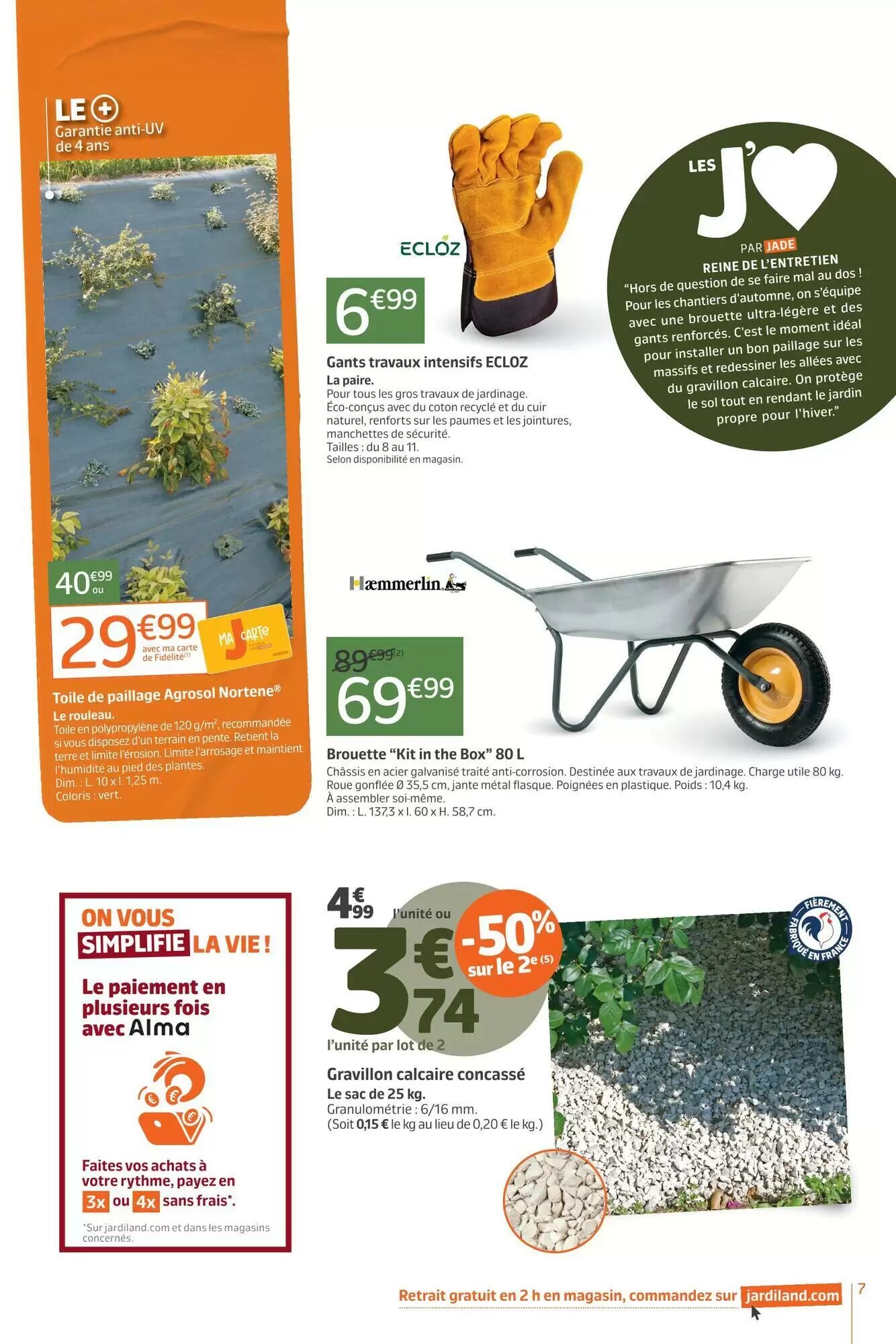 Prospectus promotionnel Jardiland valable à partir du 30/09/2026 - Page 7.
