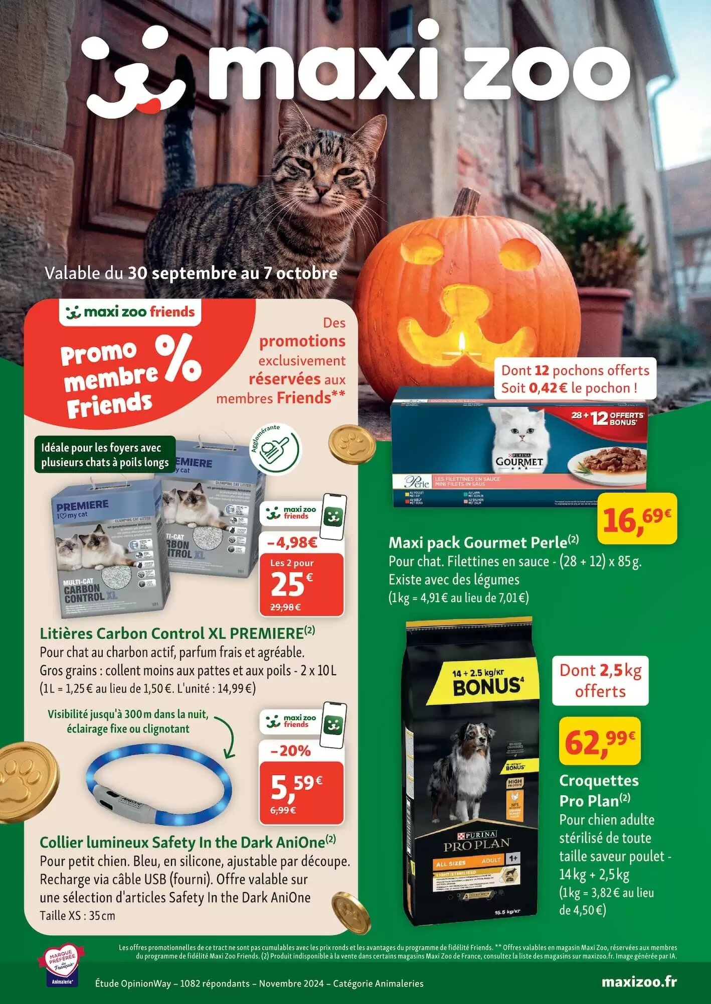 Prospectus promotionnel Maxi Zoo valable à partir du 30/09/2026 - Page 1.