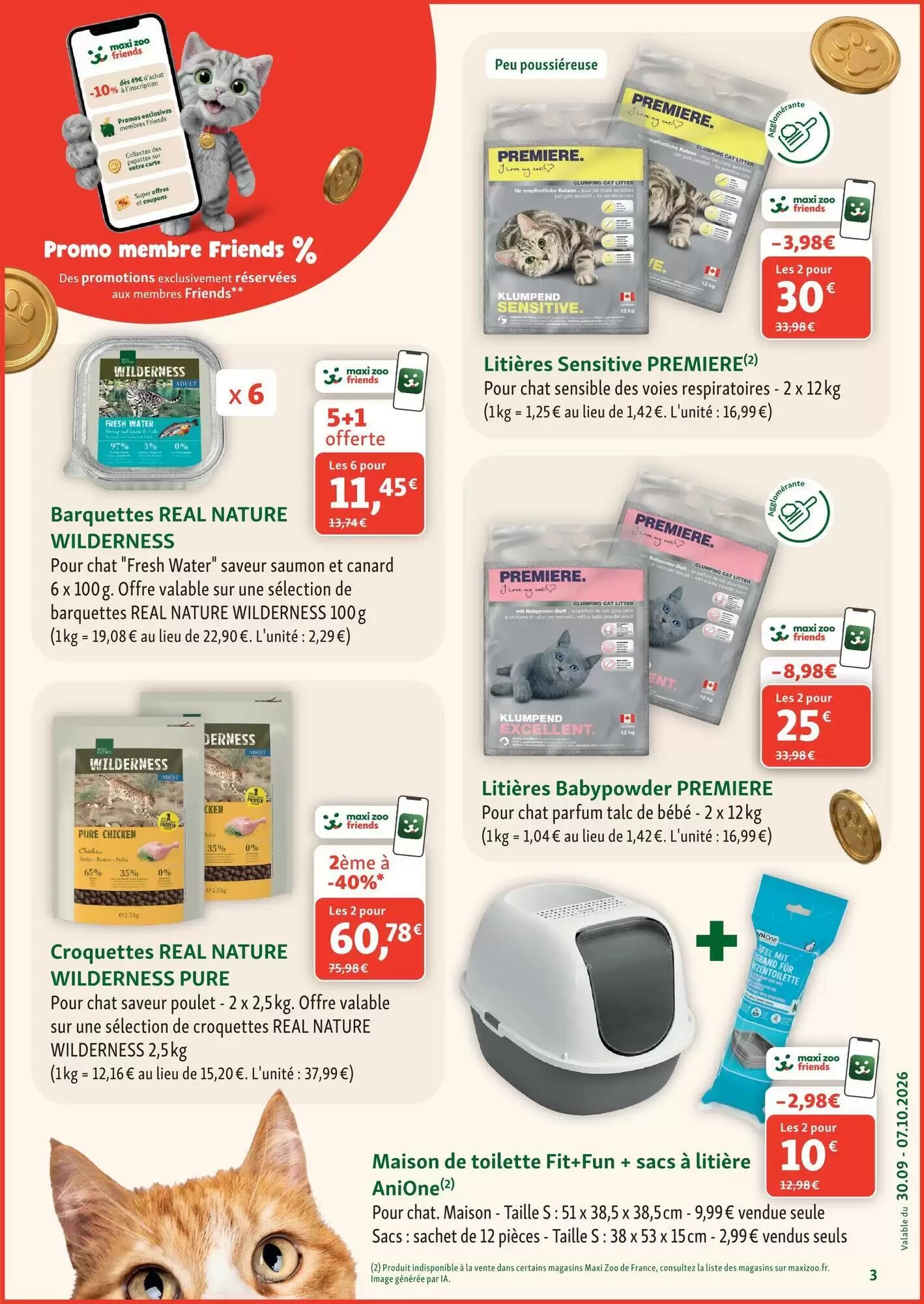 Prospectus promotionnel Maxi Zoo valable à partir du 30/09/2026 - Page 3.