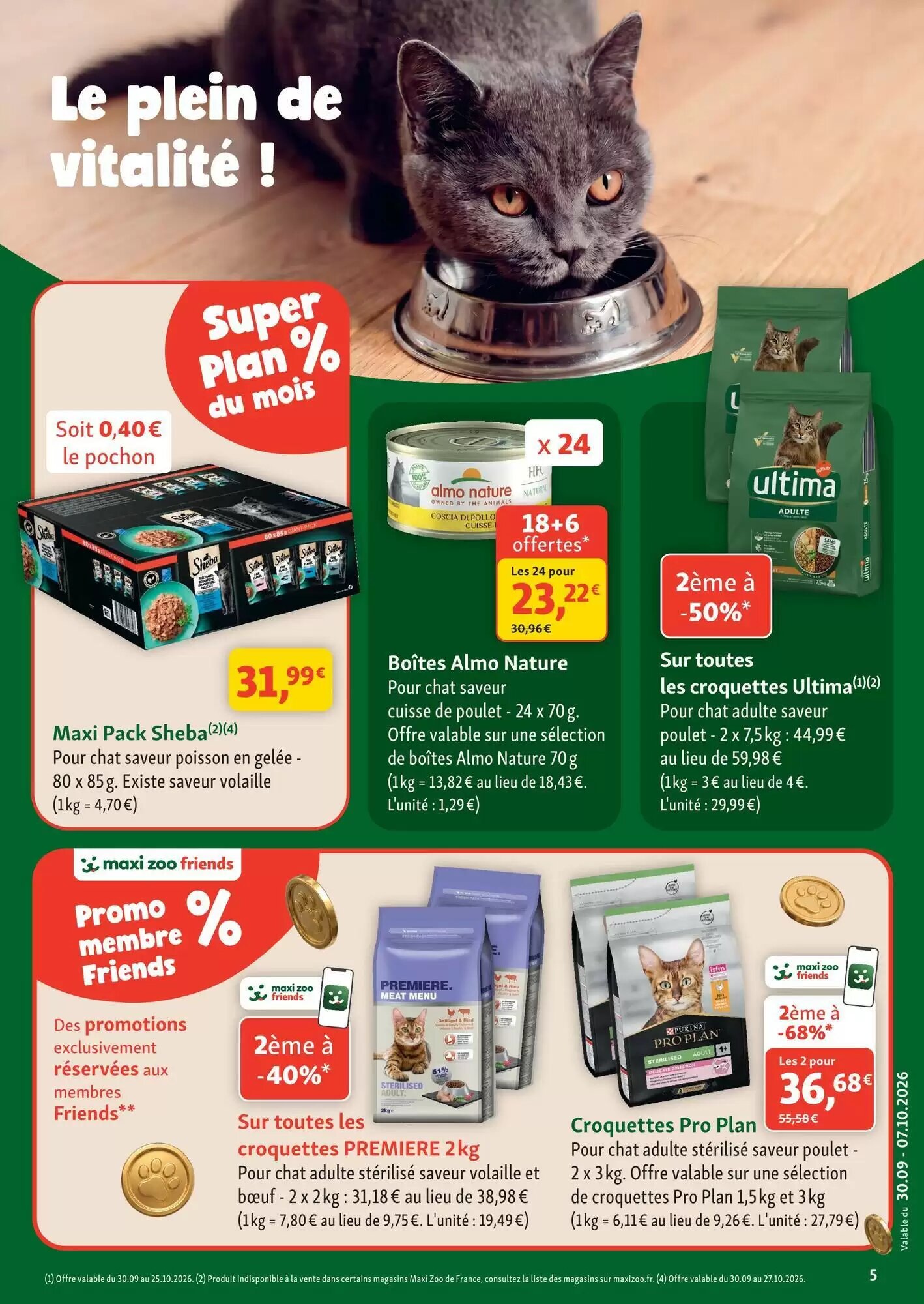 Prospectus promotionnel Maxi Zoo valable à partir du 30/09/2026 - Page 5.