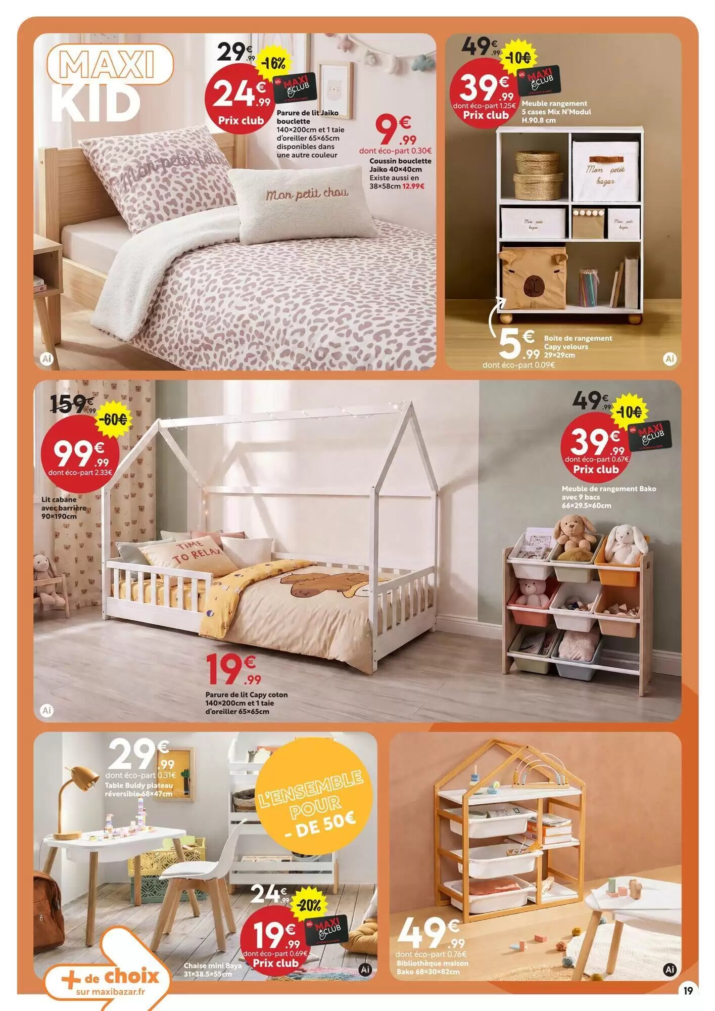 Prospectus promotionnel Maxi Bazar valable à partir du 30/09/2026 - Page 19.