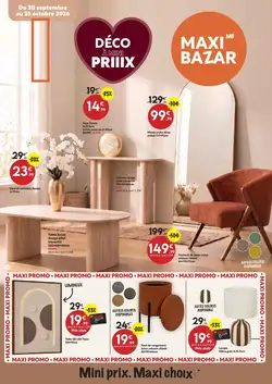 Prospectus promotionnel Maxi Bazar valable à partir du 30/09/2026